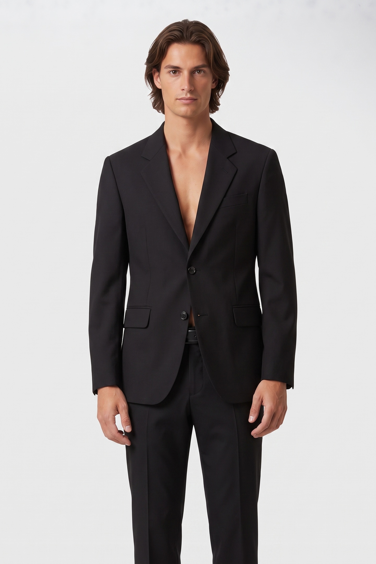 ARKET Dennis Hopsack Suit Blazer Black Maat: 50 Short | Blazers Outlet | Heren | Zwart
