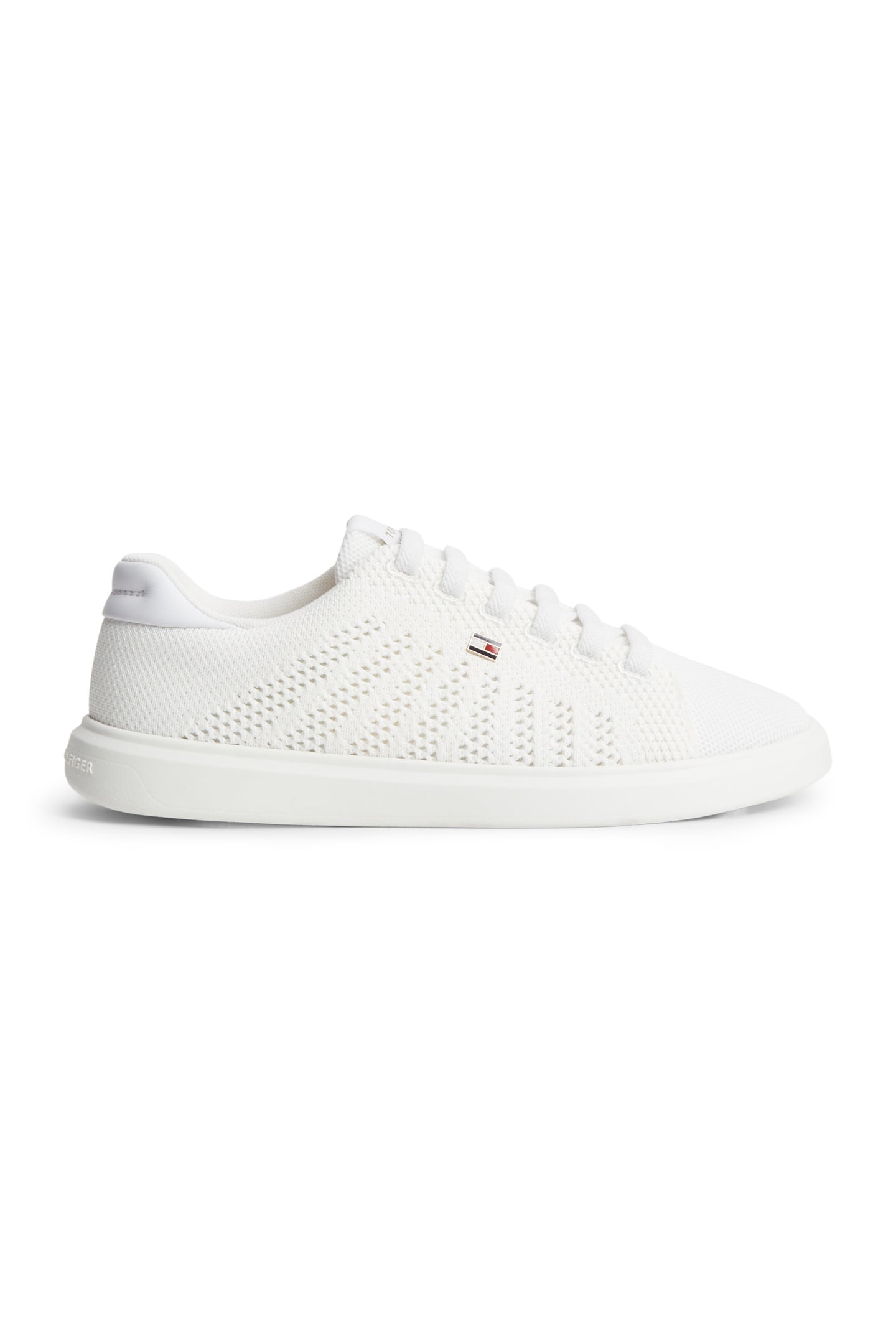 Tommy Hilfiger Icon Light Knit Shoes Ecru Maat: 39 | Sneakers Outlet | Dames | Ecru