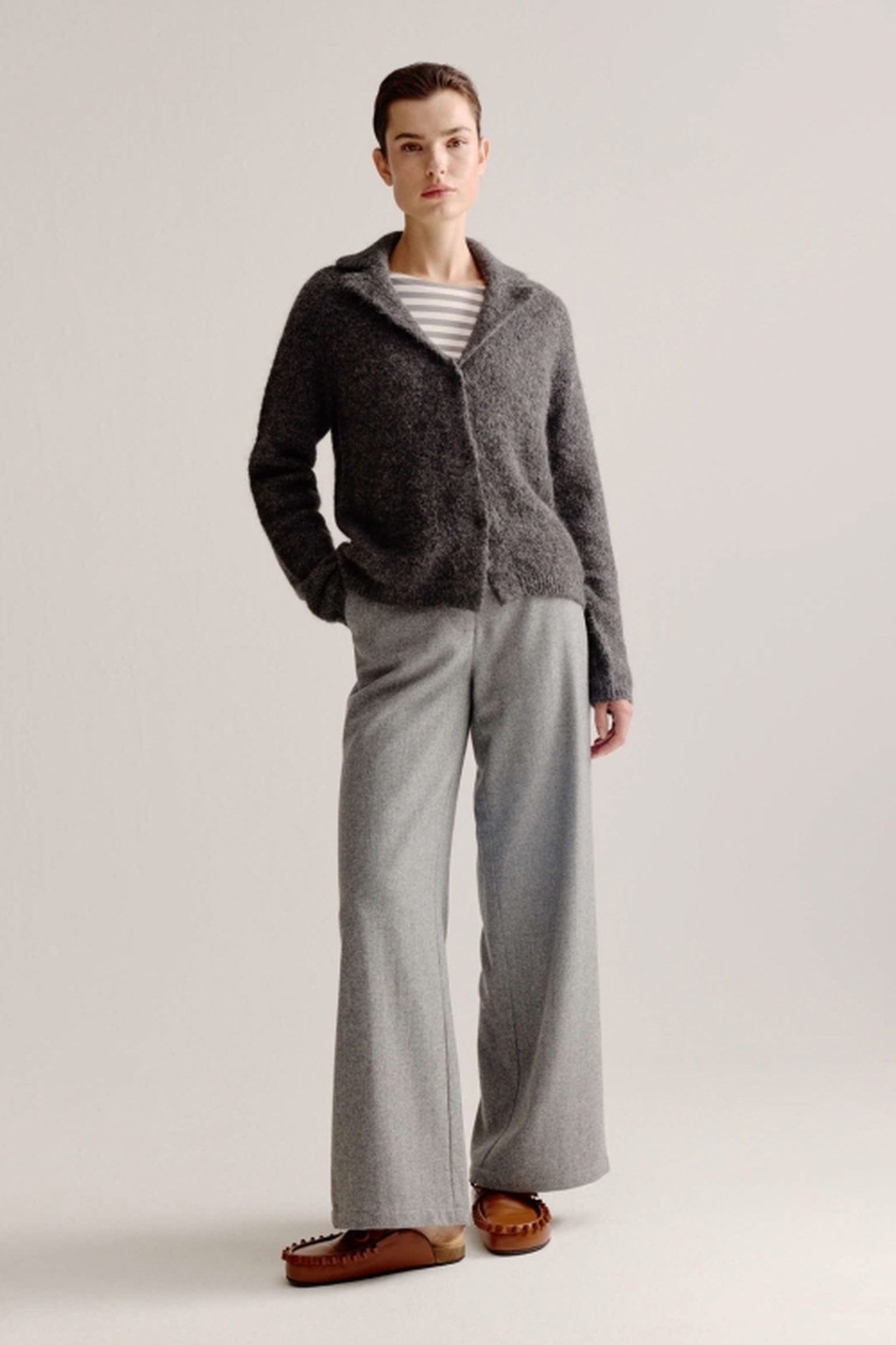 Josephine & Co Lodewijk Cardigan Anthracite Talla: M | Sudaderas con Capucha Outlet | Mujer