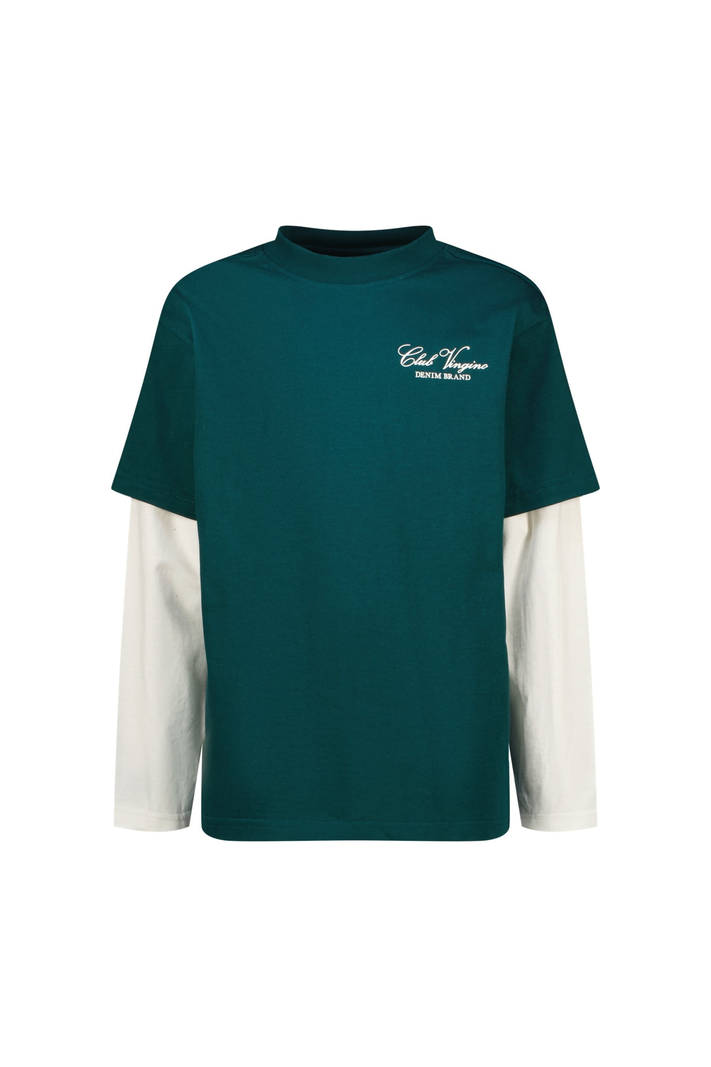 Vingino Boys Heman T-shirt Dark Jungle Green Maat: 12 | T-Shirts Outlet | kids | Groen