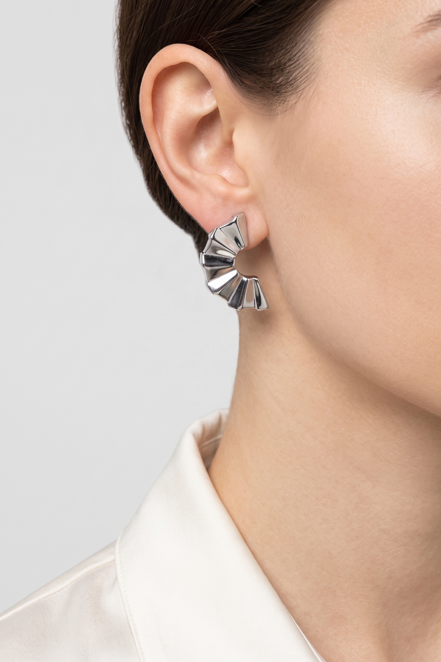 PURELEI Fan Ohrringe Silver Maat: OS | Oorbellen Outlet | Dames | Zilver