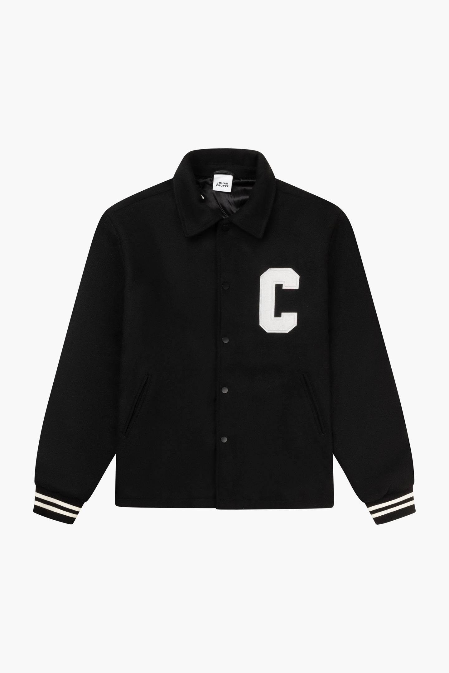 CRUYFF Varsity Jacket 2.0 Black Maat: XXL | Jassen Outlet | kids | Zwart