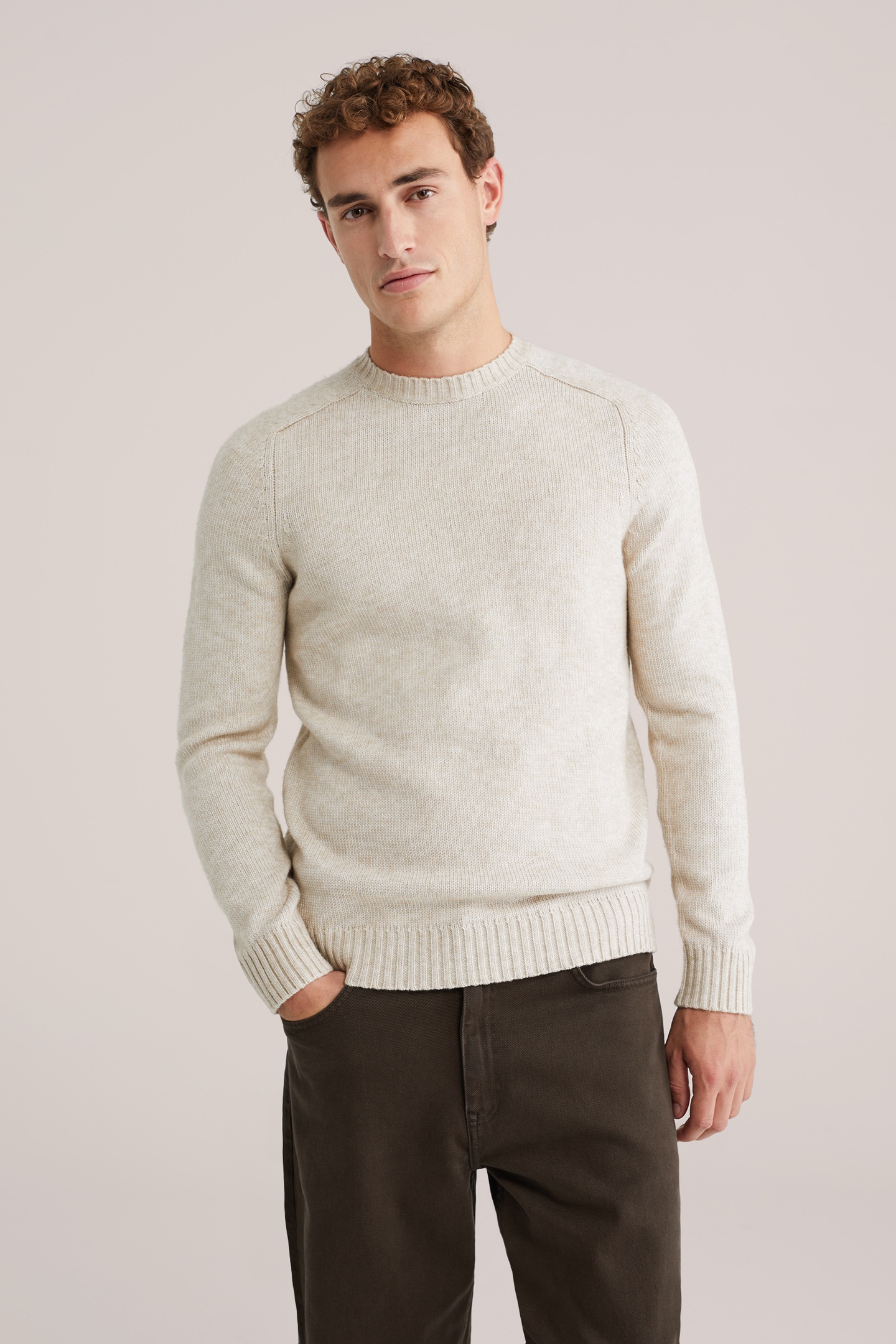 WE Fashion Pullover Beige Taglia: 3XL | Maglioni a maglia Outlet | Uomo | Marrone
