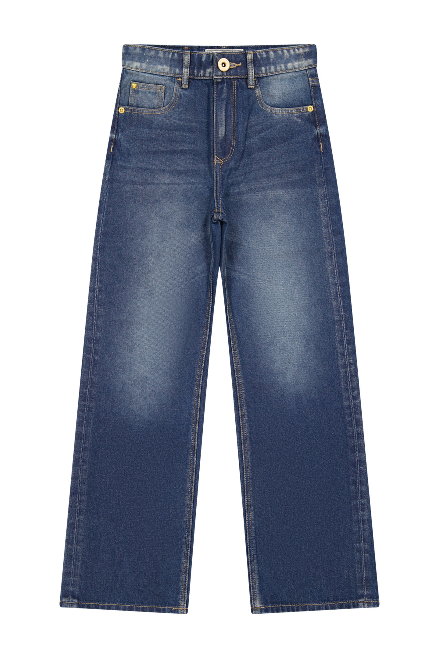 Vingino Girls Coco Jeans Cruziale Blue Maat: 3 | Spijkerbroeken Outlet | Unisex | Blauw