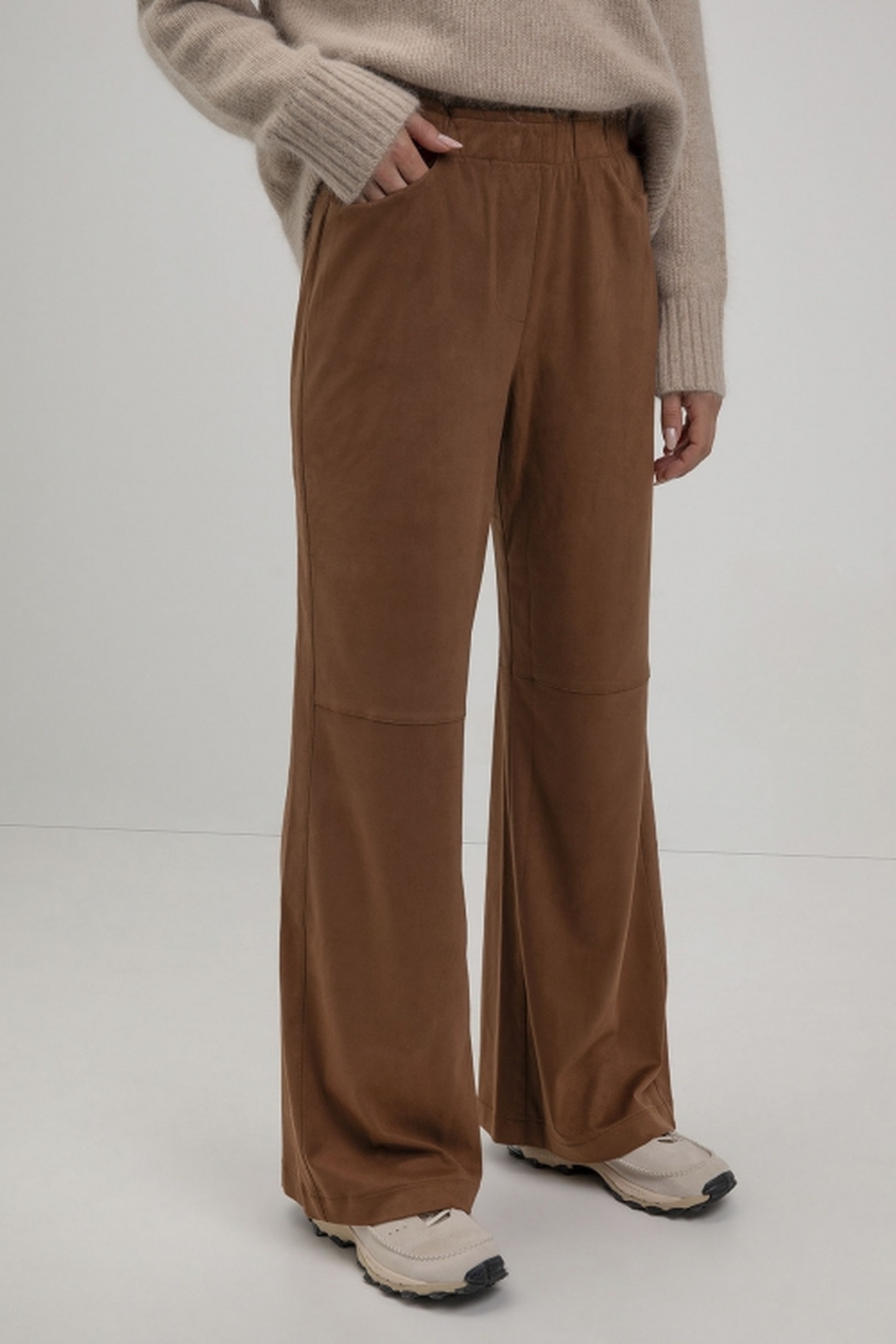 Josephine & Co Sofie Pants Caramel Size: 34 | Wide-Leg & Flared Pants Outlet | Dames | Bruin