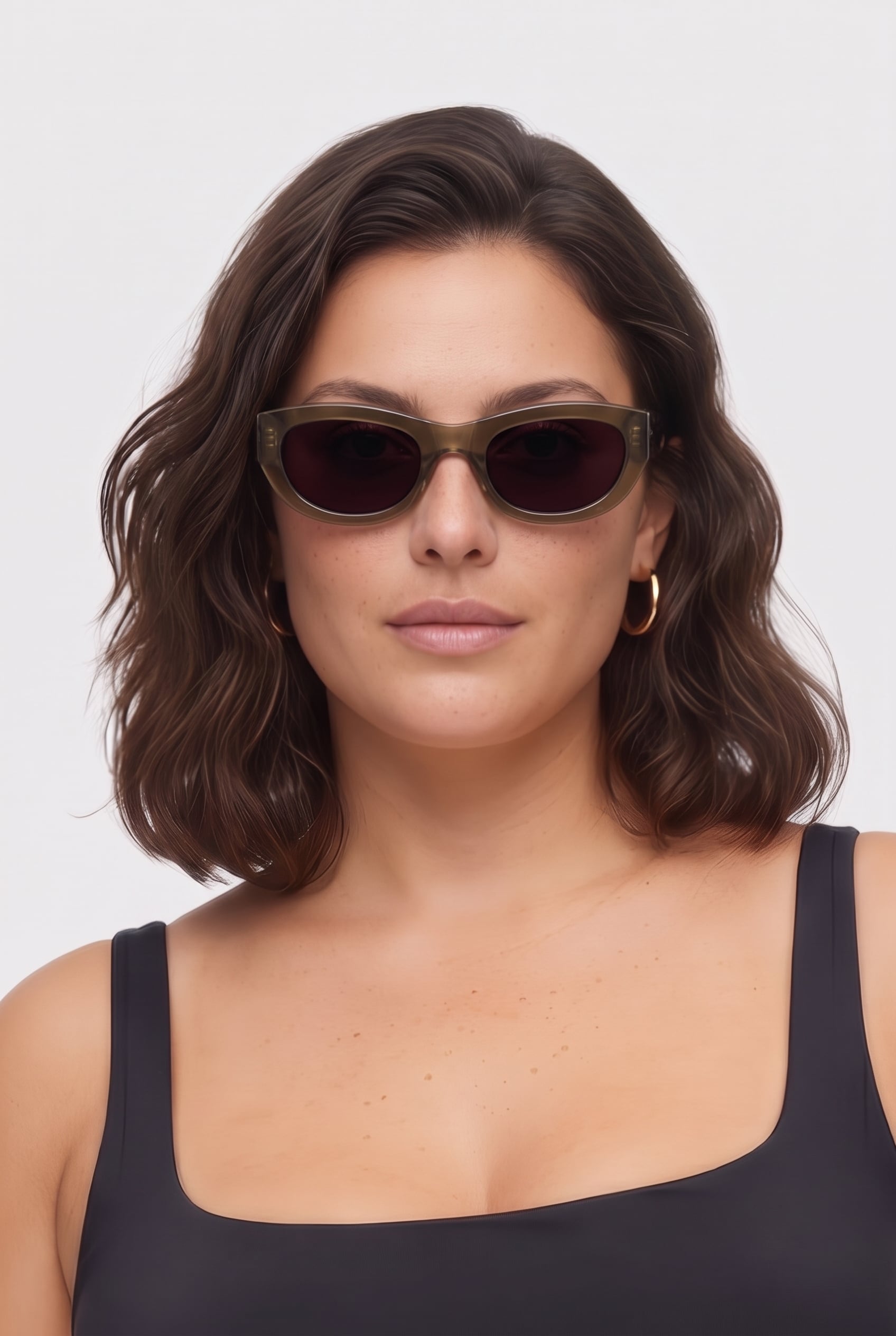 Ace & Tate Caspian-jurassic-sun Maat: M | Zonnebrillen Outlet | Unisex | Bruin