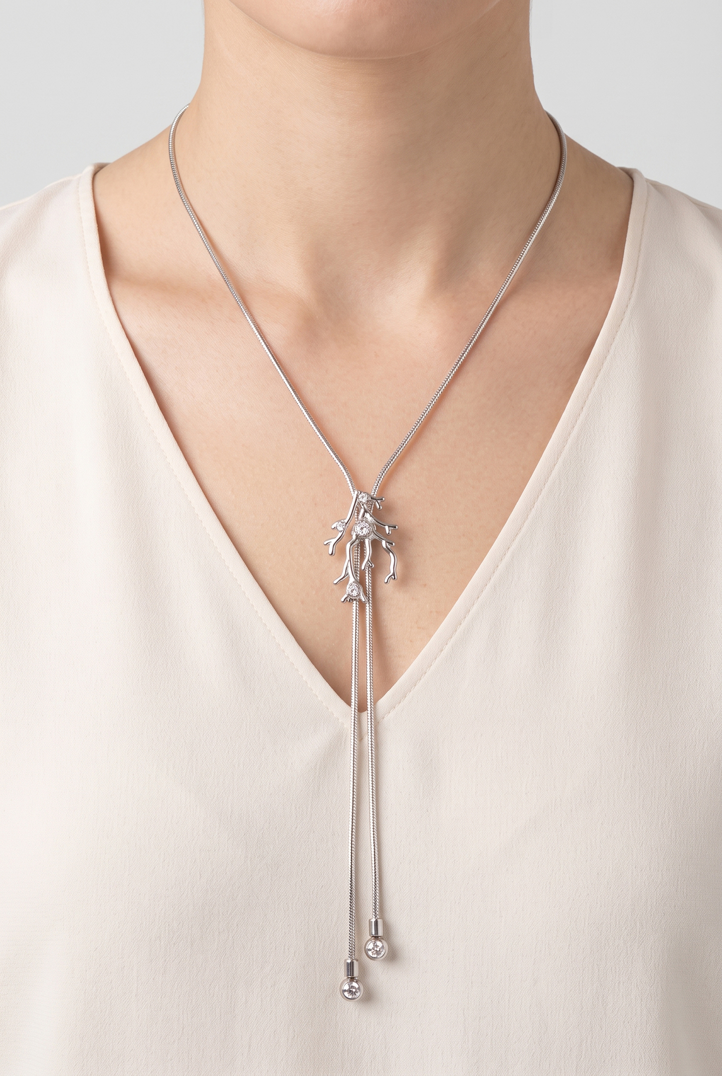 PURELEI Coral Cove Kette Silver Maat: OS | Kettingen Outlet | Dames | Zilver