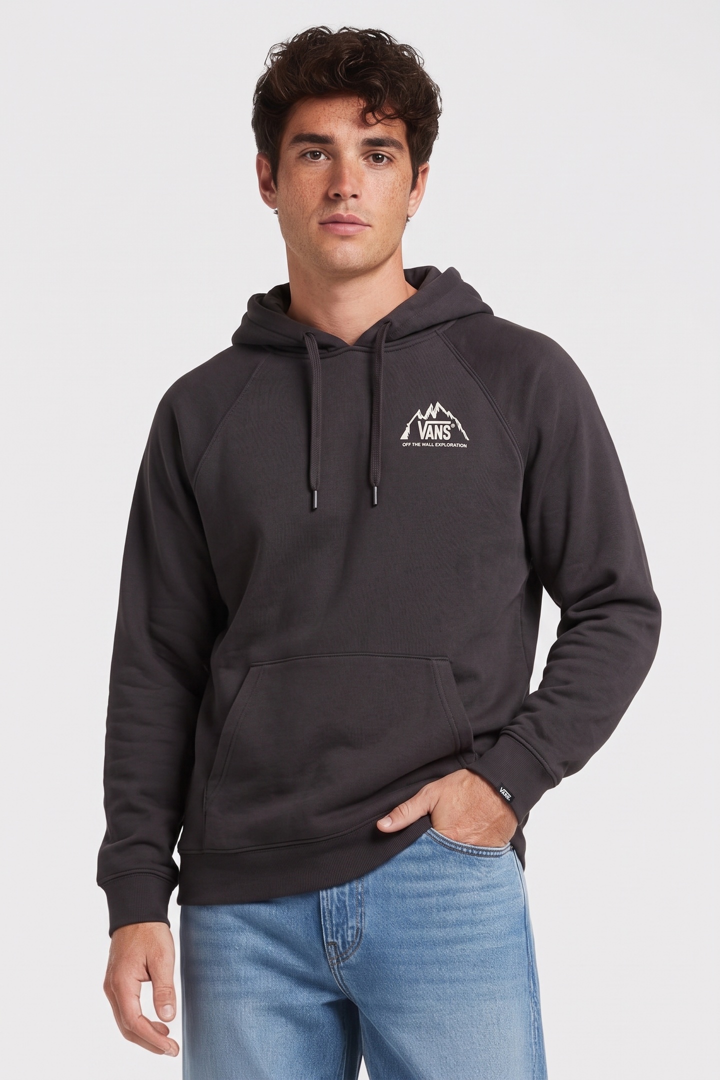 Vans Mte Crestline Logo Po Black Maat: XL | Hoodies Outlet | Heren | Zwart