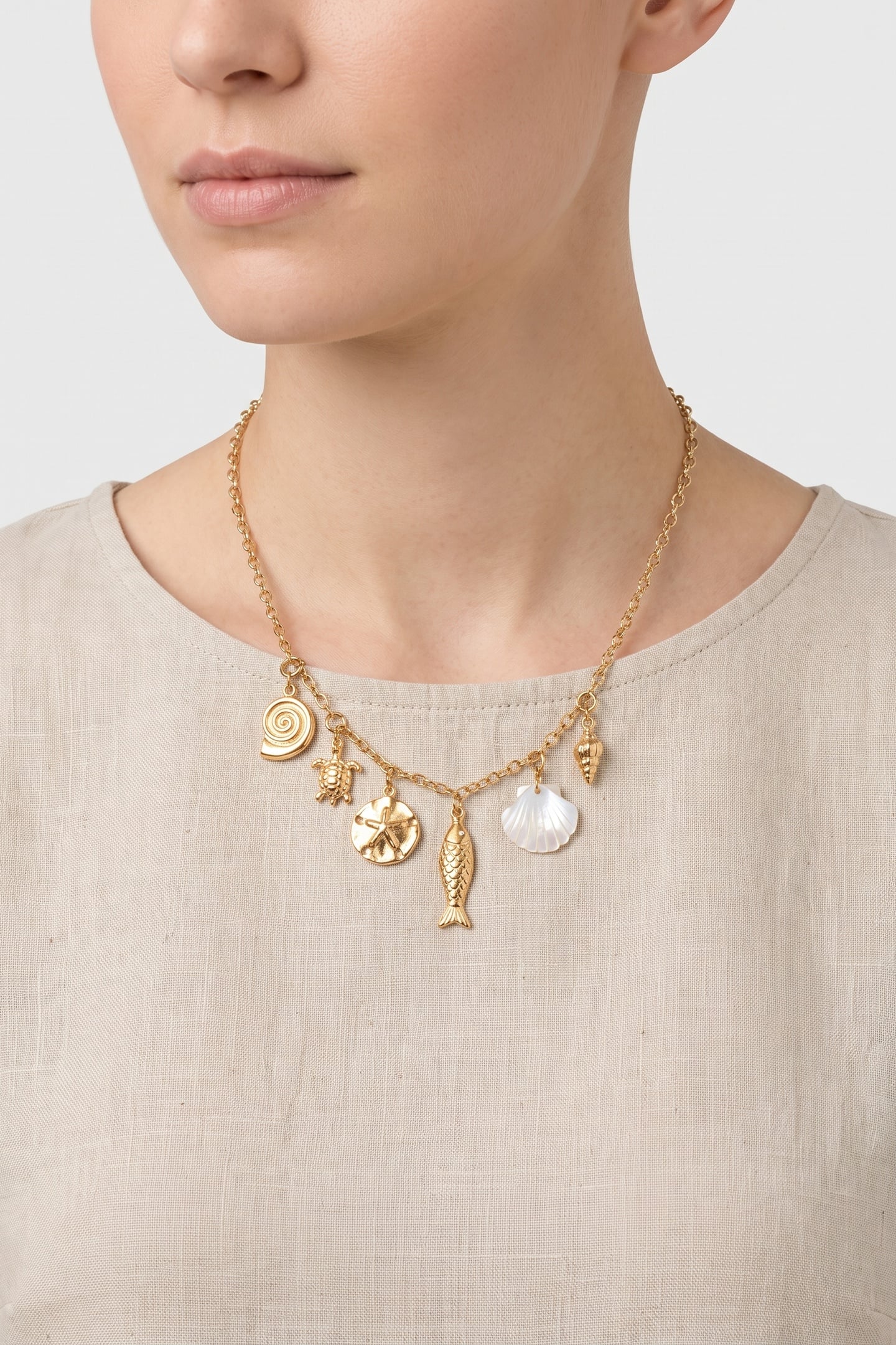 PURELEI Shore Kette Gold Maat: OS | Kettingen Outlet | Dames | Goud