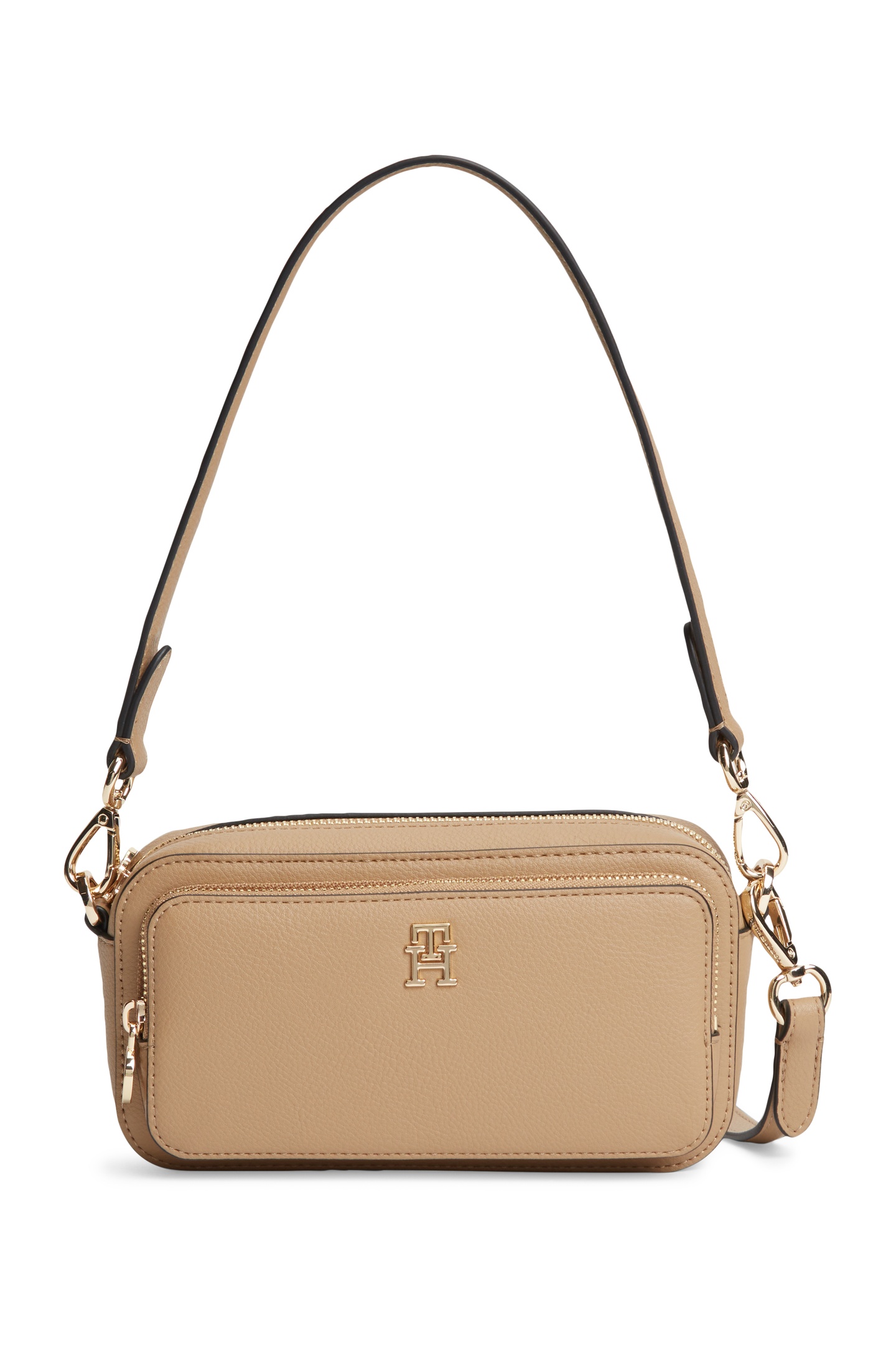 Tommy Hilfiger Daily Camera Bag Safari Canvas Maat: OS | Schoudertassen Outlet | Dames | Beige
