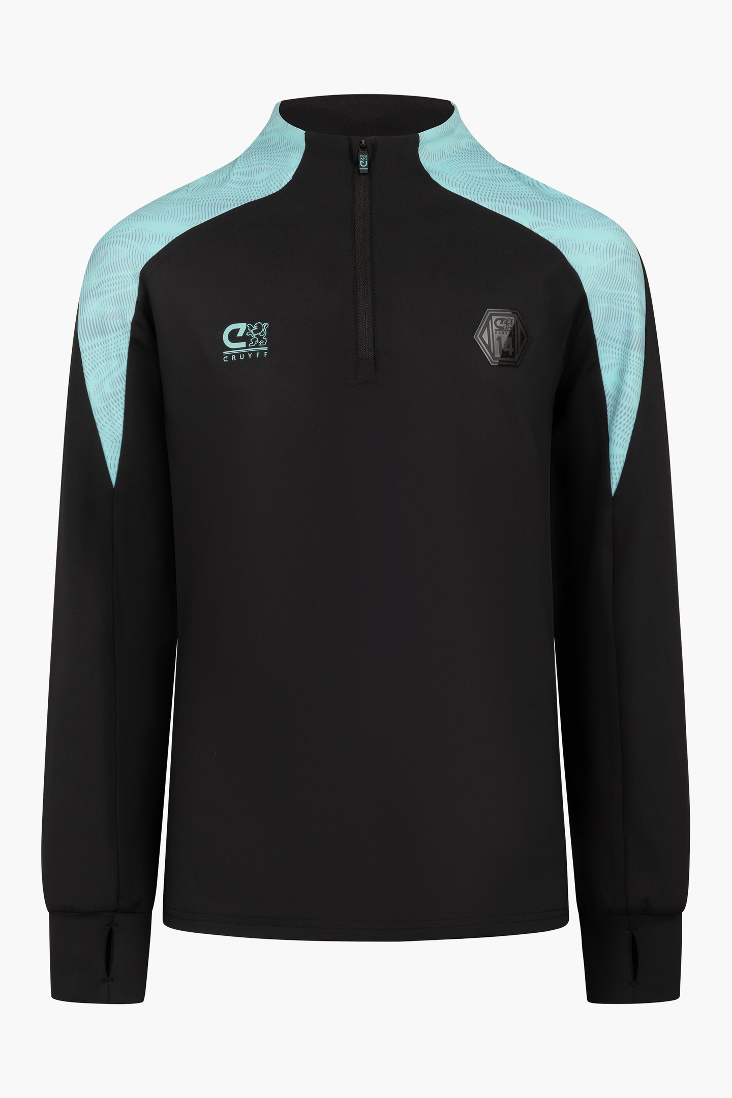 CRUYFF Mellite Tracktop Black Maat: 176 | Sportkleding Outlet | Unisex | Zwart