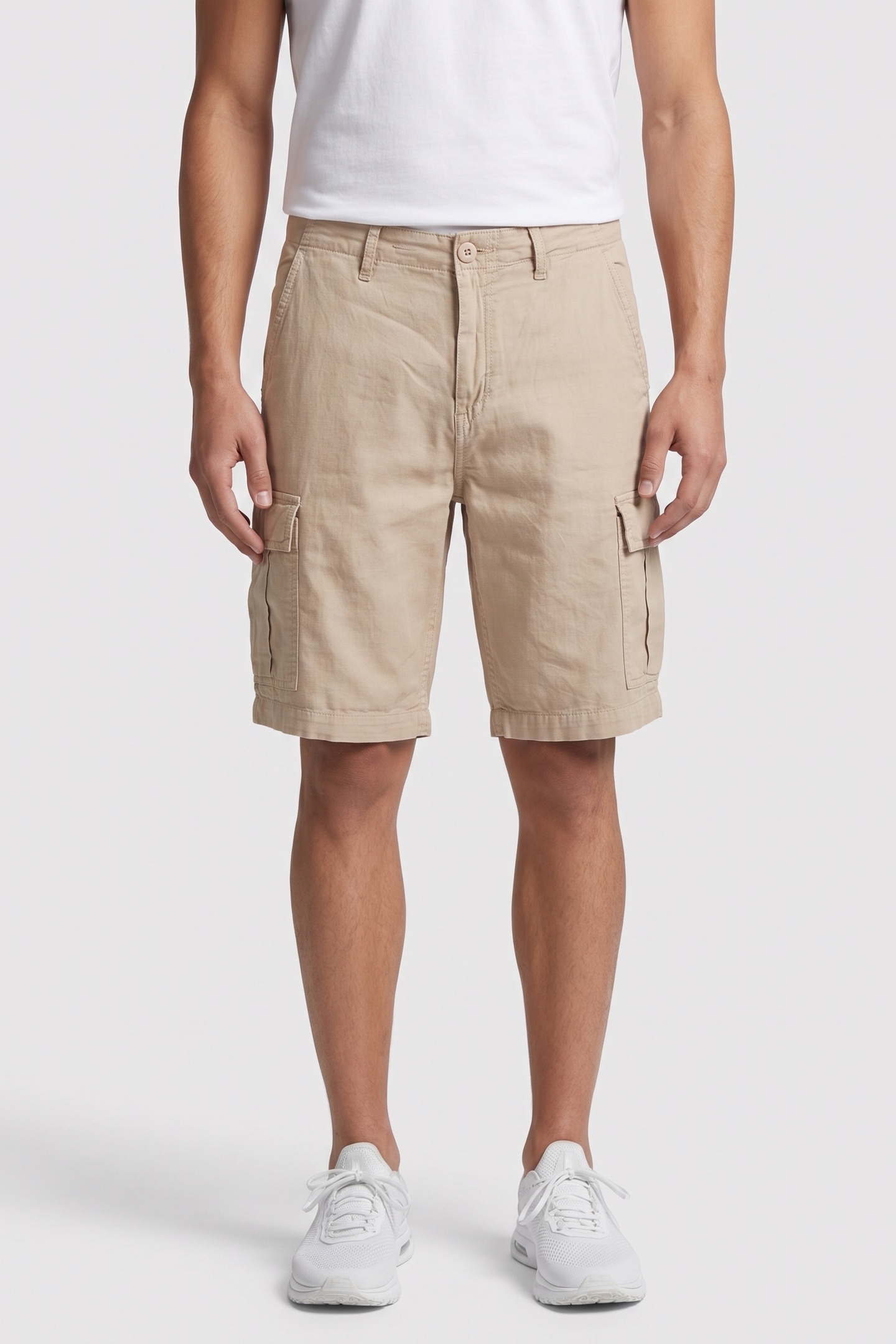GUESS  Eco Ben Short Prosecco Maat: W34 | Korte Broeken Outlet | Heren | Beige