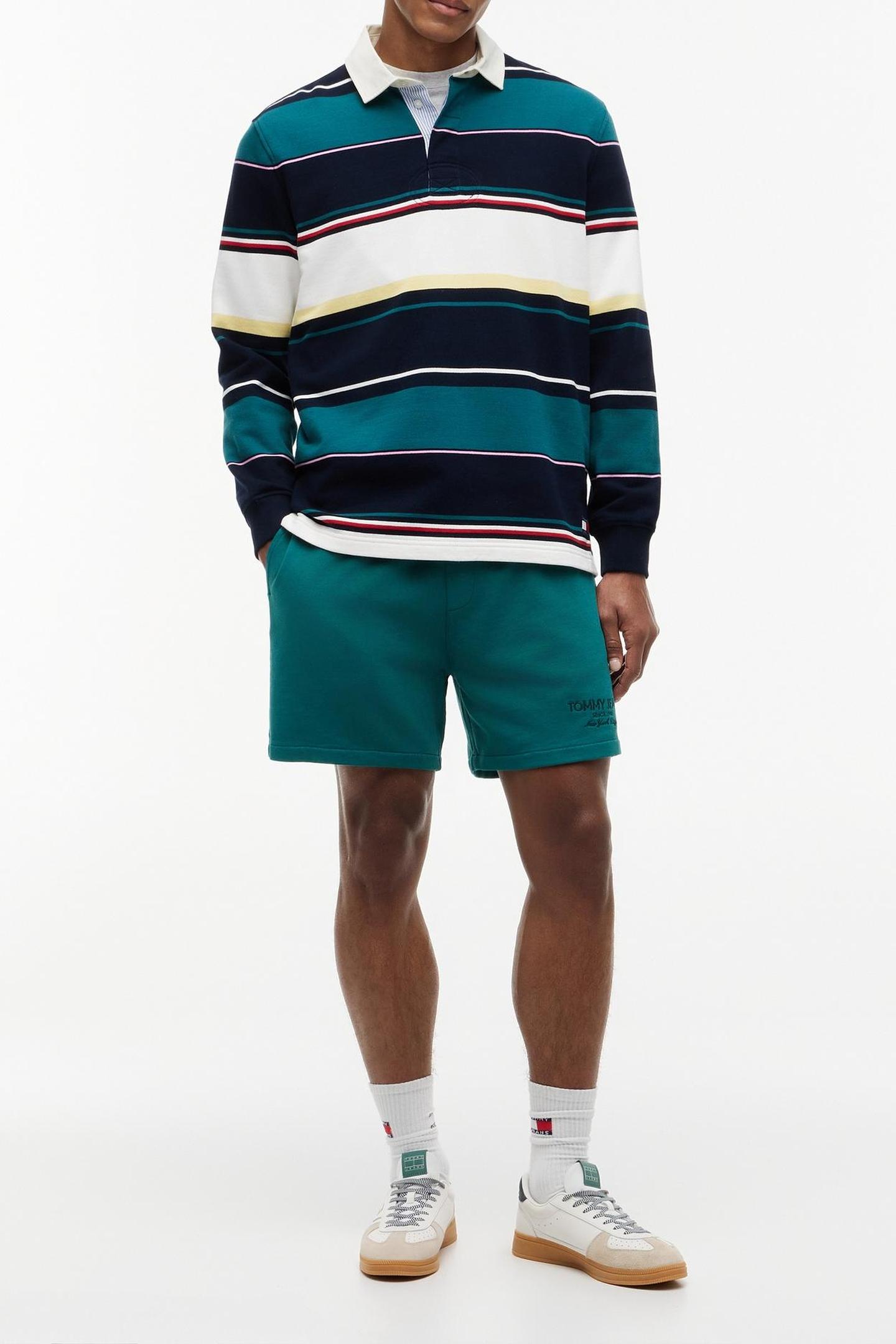 Tommy Hilfiger Relaxed Stripe Rugby Dark Night Navy Multi Größe: S | Poloshirts Outlet | Herren | Schwarz