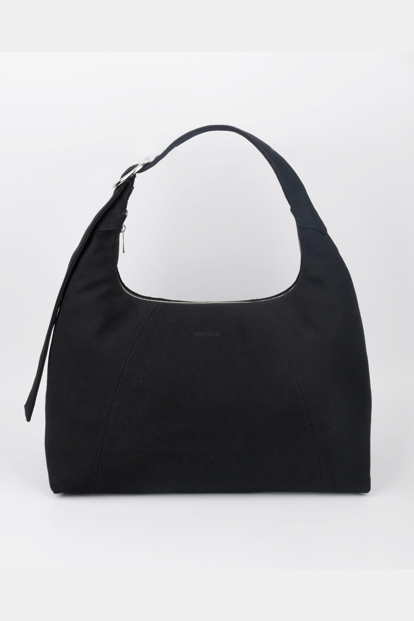 Núnoo Maxi Dandy Buckle Canvas Black Maat: OS | Handtassen Outlet | Unisex | Zwart