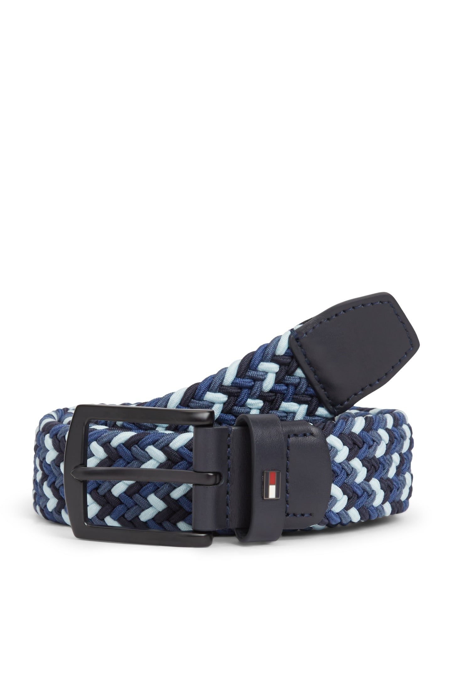 Tommy Hilfiger Denton Elastic 3.5 Belt Well Water Maat: 90 | Riemen Outlet | Heren | Blauw