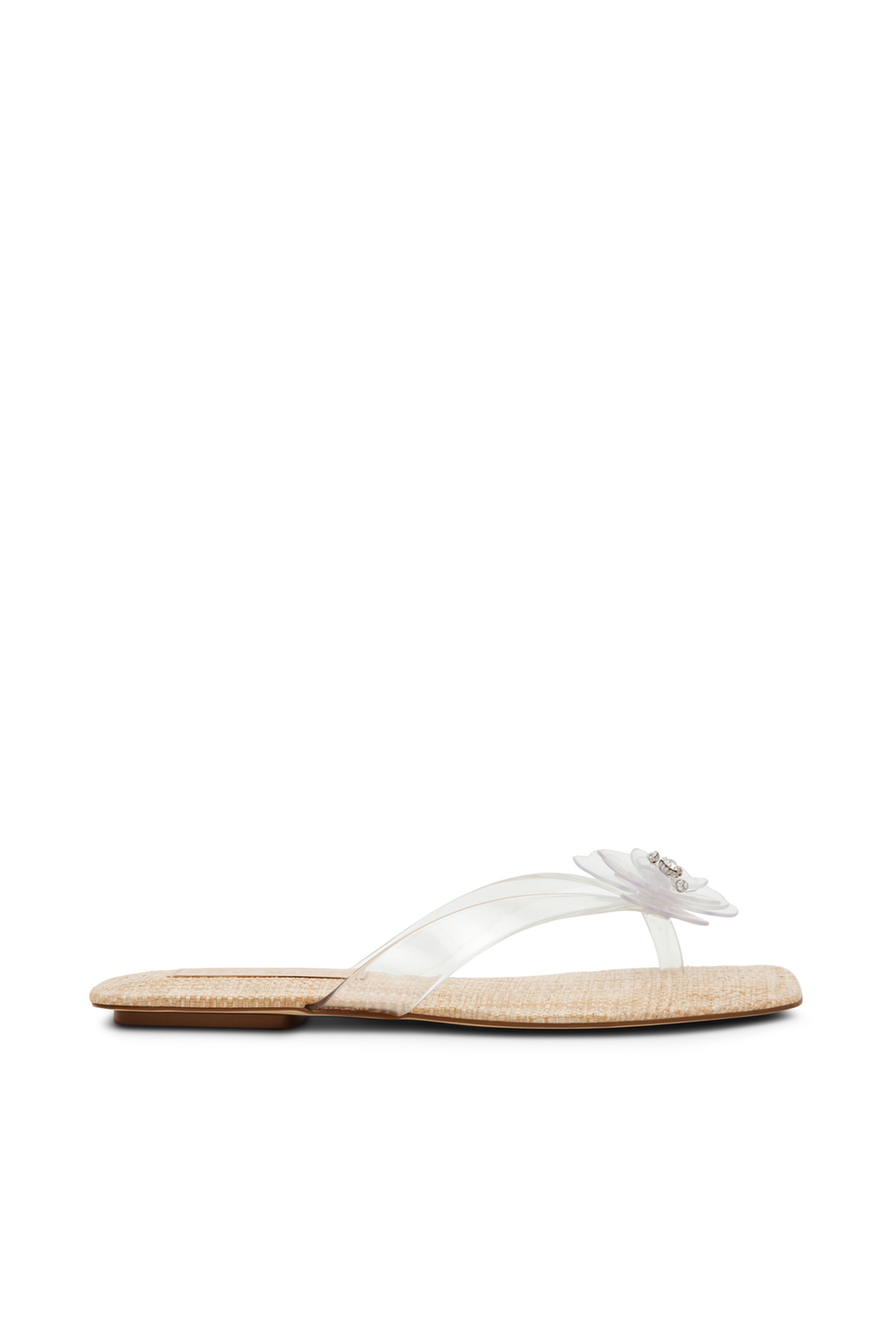 Steve Madden Tigerlily Slides Clear Maat: 37 | Sandalen Outlet | Dames | Beige