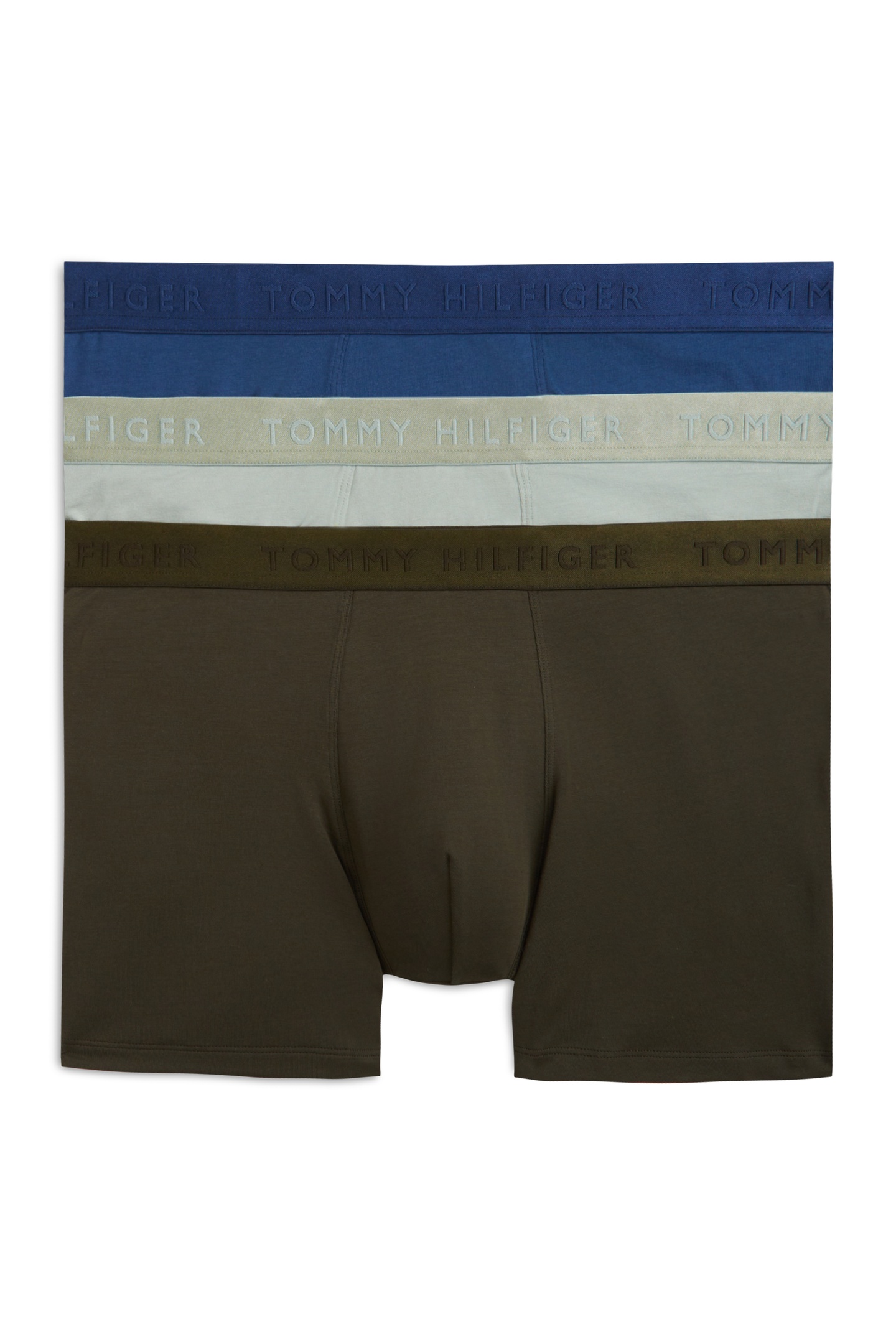 Tommy Hilfiger 3-pack Boxer Brief Green/grey/blue Maat: XL | Onderbroeken Outlet | Heren | Groen