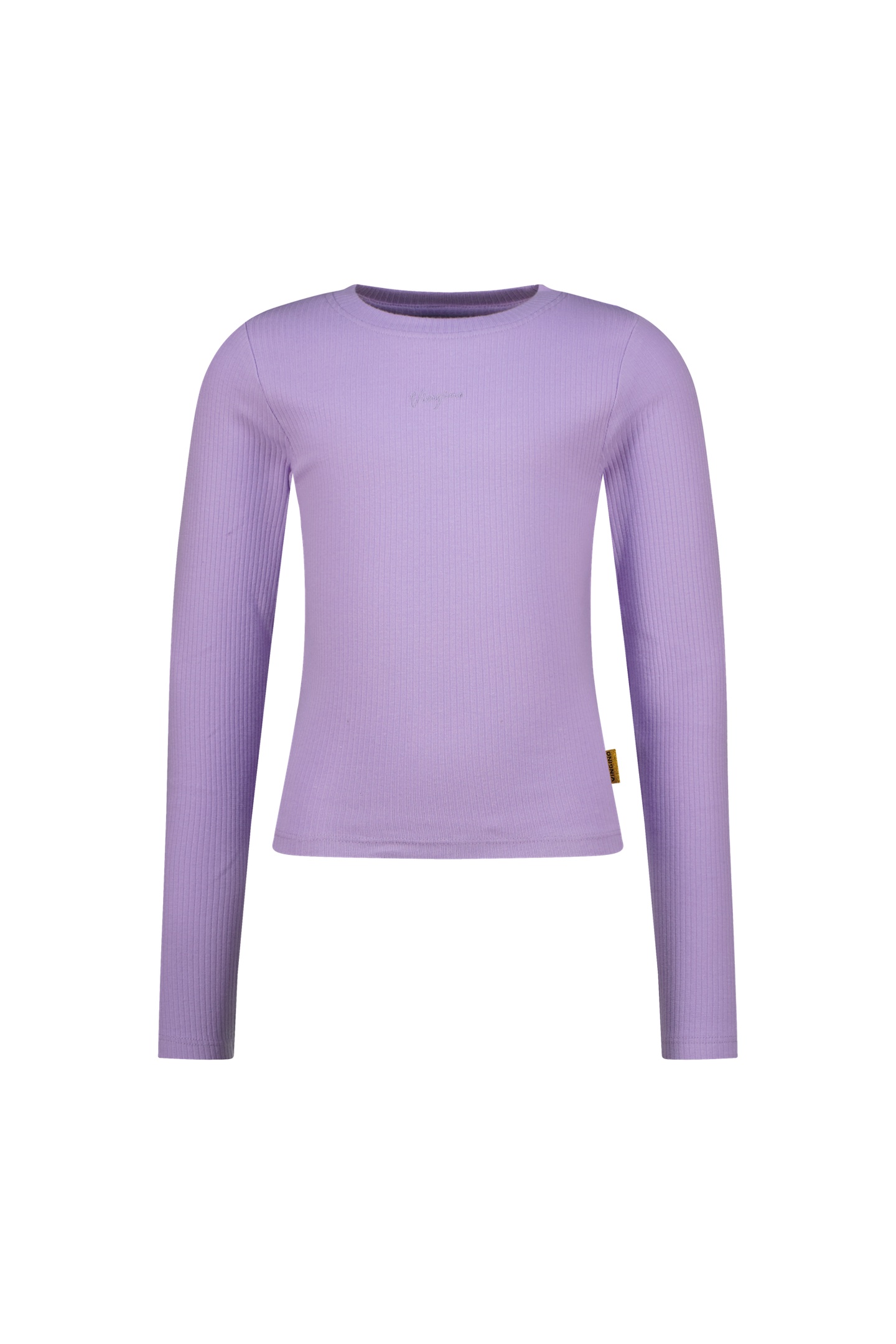 Vingino Girls Basic Rib Top T-shirt Verbena Lilac Maat: 14 | T-Shirts Outlet | kids | Paars