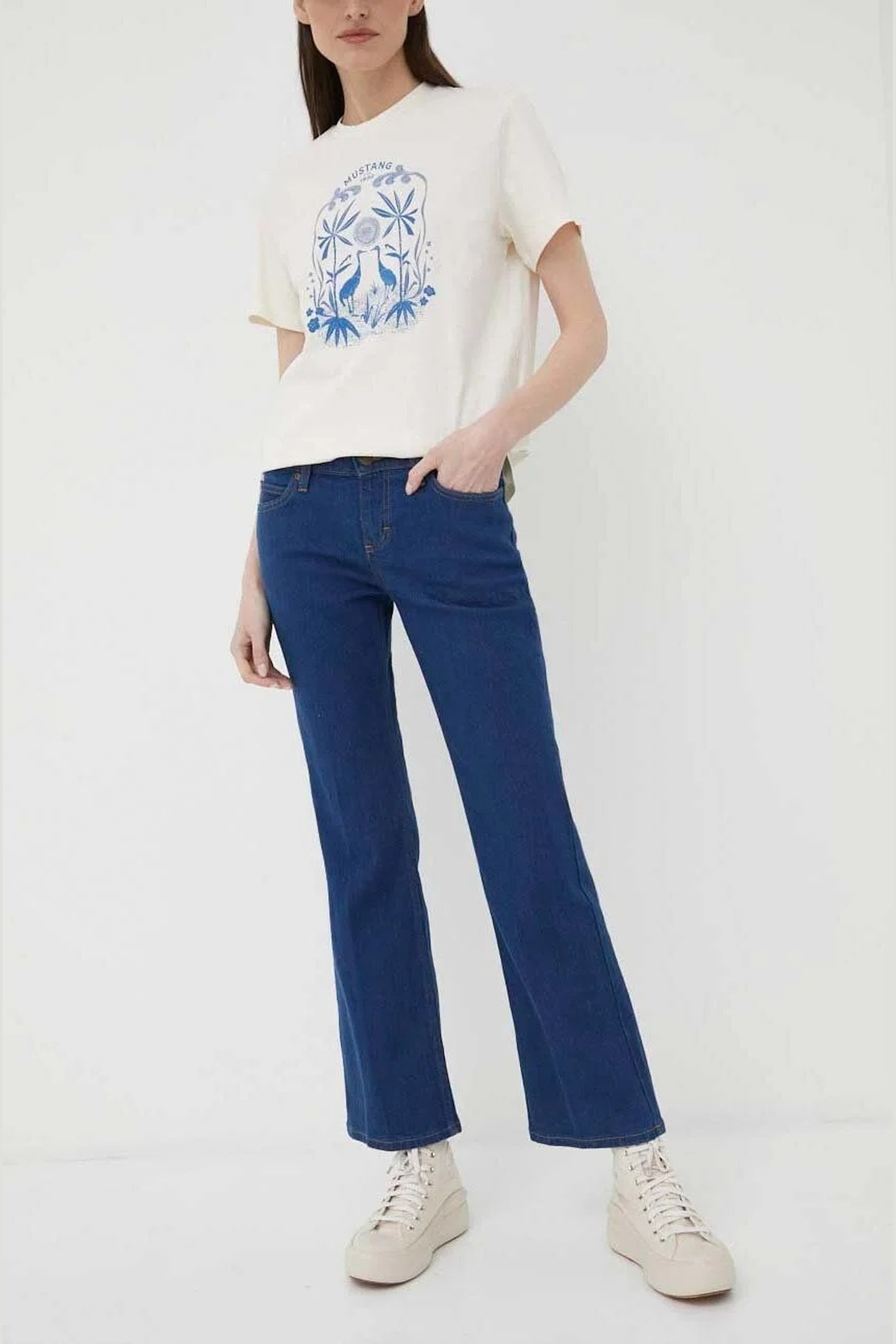Lee Bootcut Rinse Jeans Maat: W29L33 | Straight Broeken Outlet | Dames | Blauw