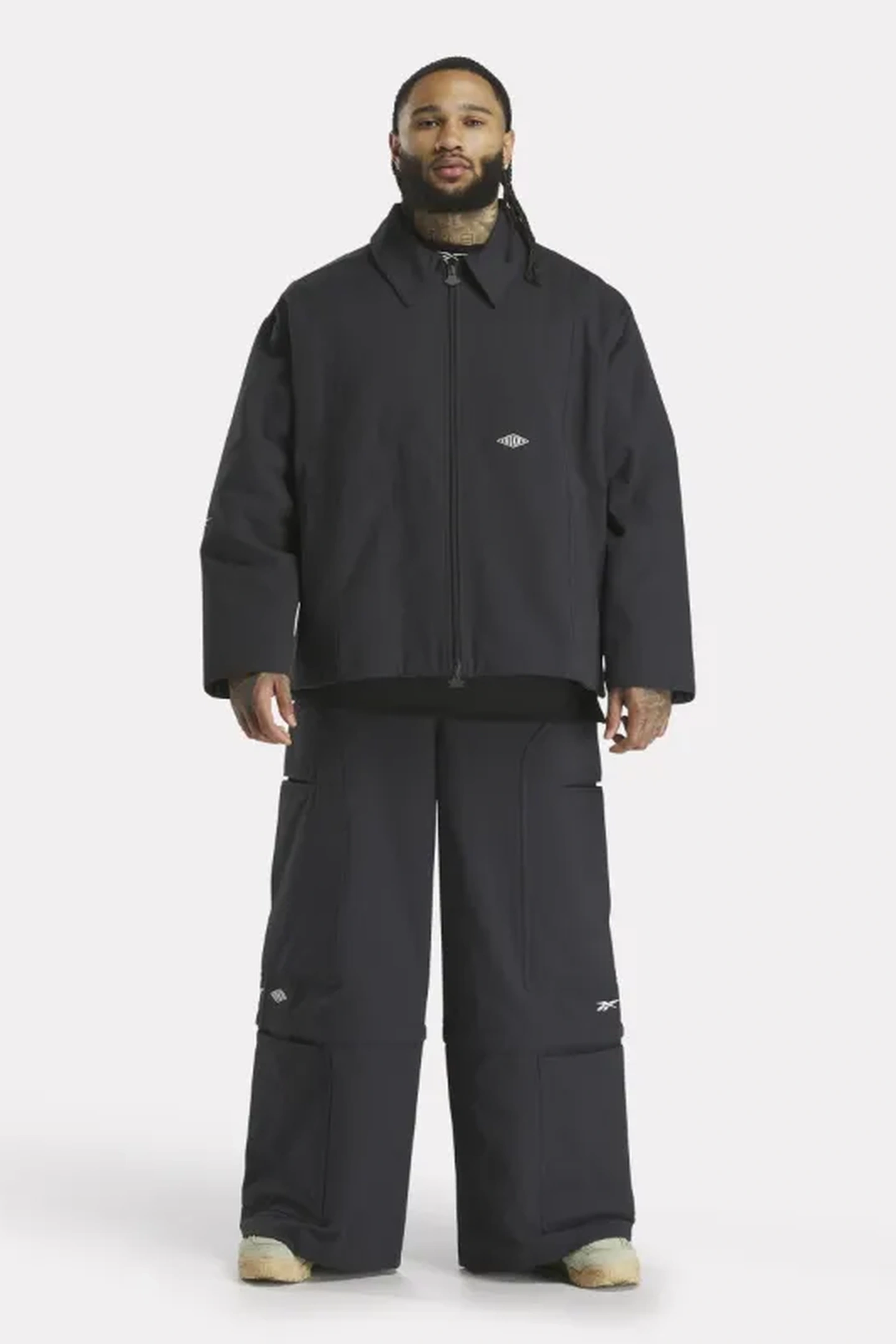 Reebok Unisex Rbk Tobe Coaches Jac Black Maat: M | Sport Jassen Outlet | Unisex | Zwart