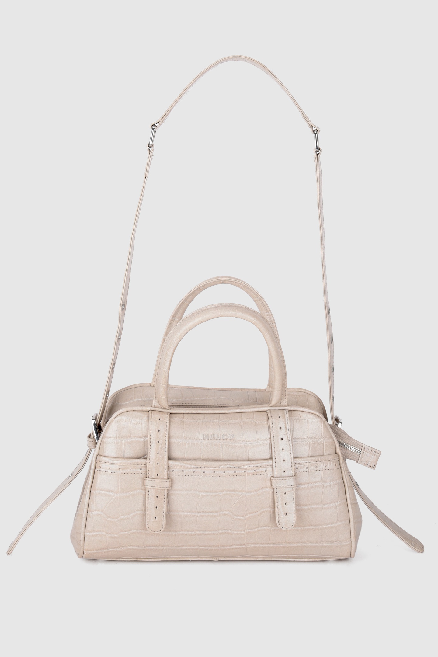 Núnoo Ayse Texas Warm Grey Maat: OS | Handtassen Outlet | Unisex | Beige