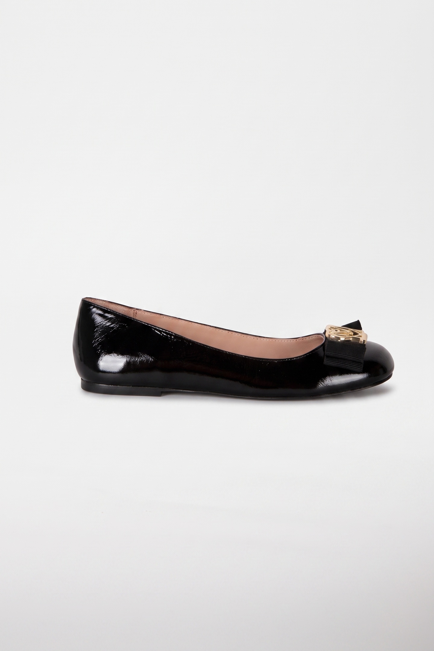 Moschino Patent-leather Ballet Flats Black Maat: 35 | Ballerina's Outlet | Dames | Zwart
