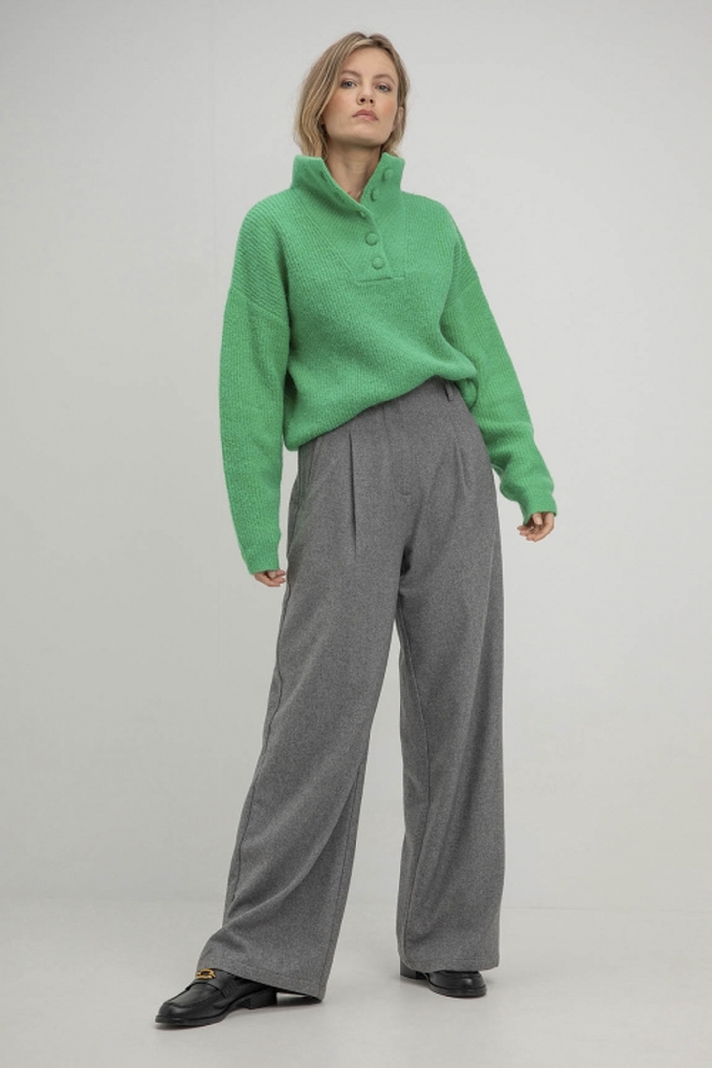 Josephine & Co Sepp Pants Steel Grey Melange Taglia: 34 | Pantaloni da completo Outlet | Donna | Grigio