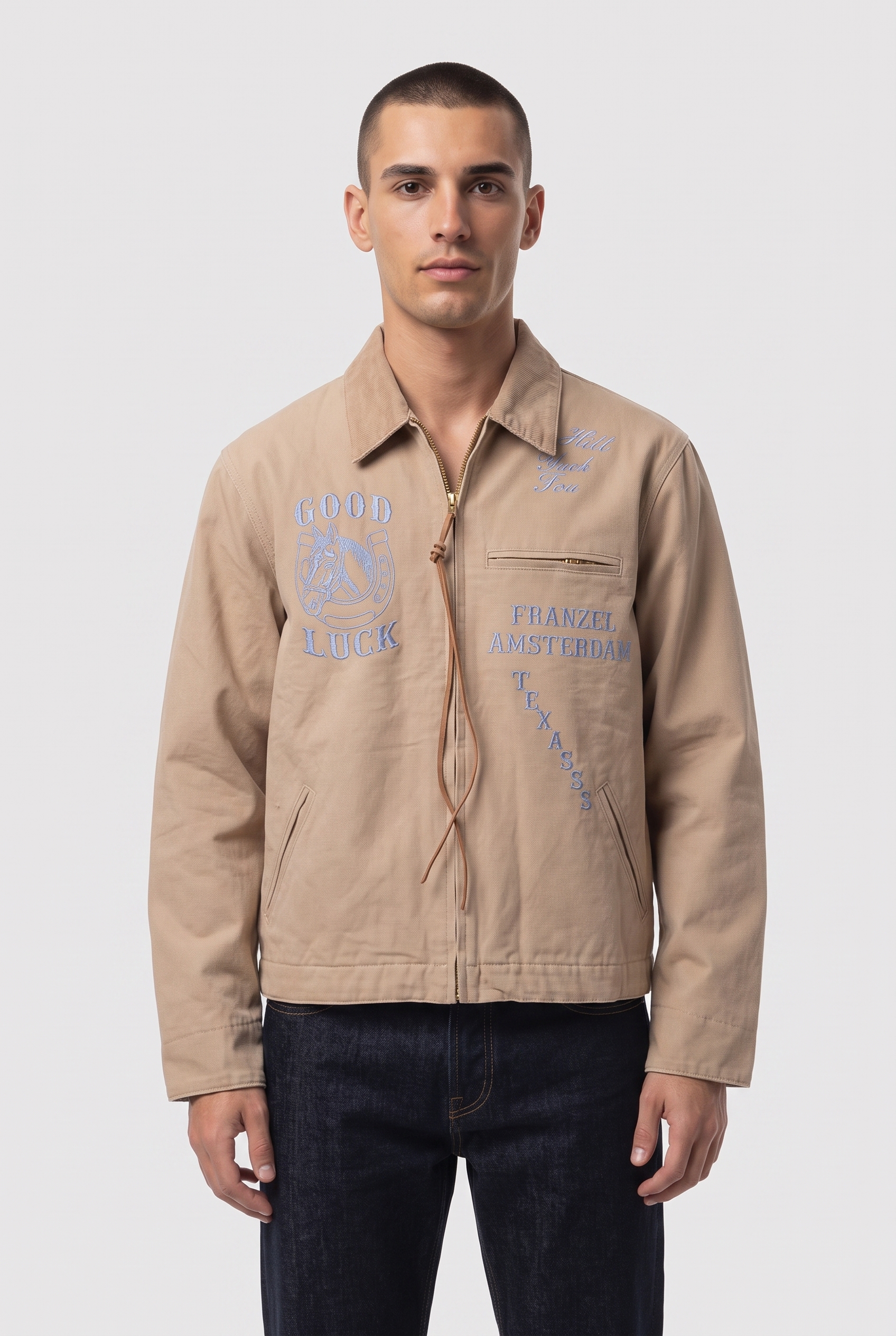 In Gold We Trust Cowboy Beige Size: S | Bomber Jackets Outlet | Unisex | Beige