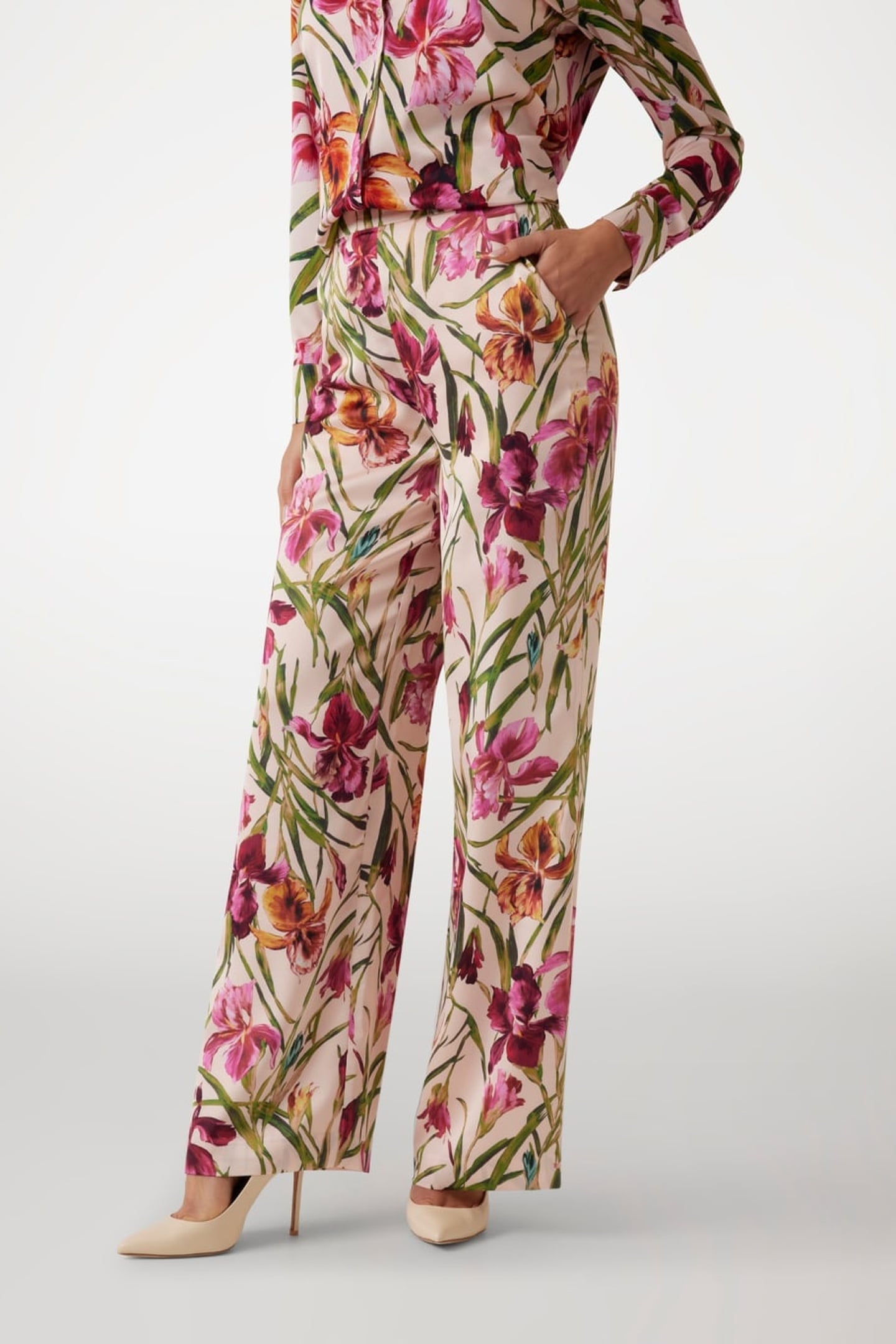 GUESS Iris Pant Iris Moon Blush Bree Maat: 38 | Pantalons Outlet | Dames | Groen