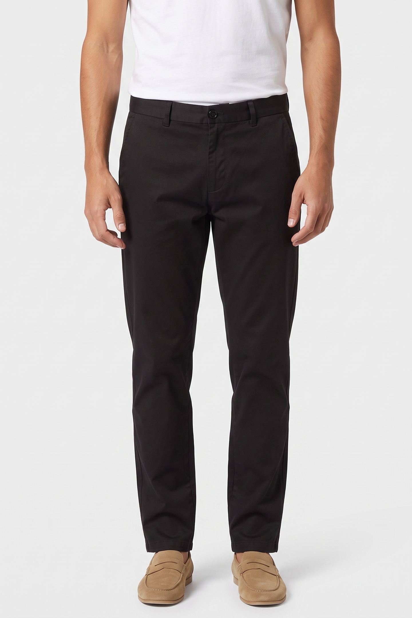 ARKET Eggstone Cotton Black Maat: 50 Short | Chino's Outlet | Heren | Zwart