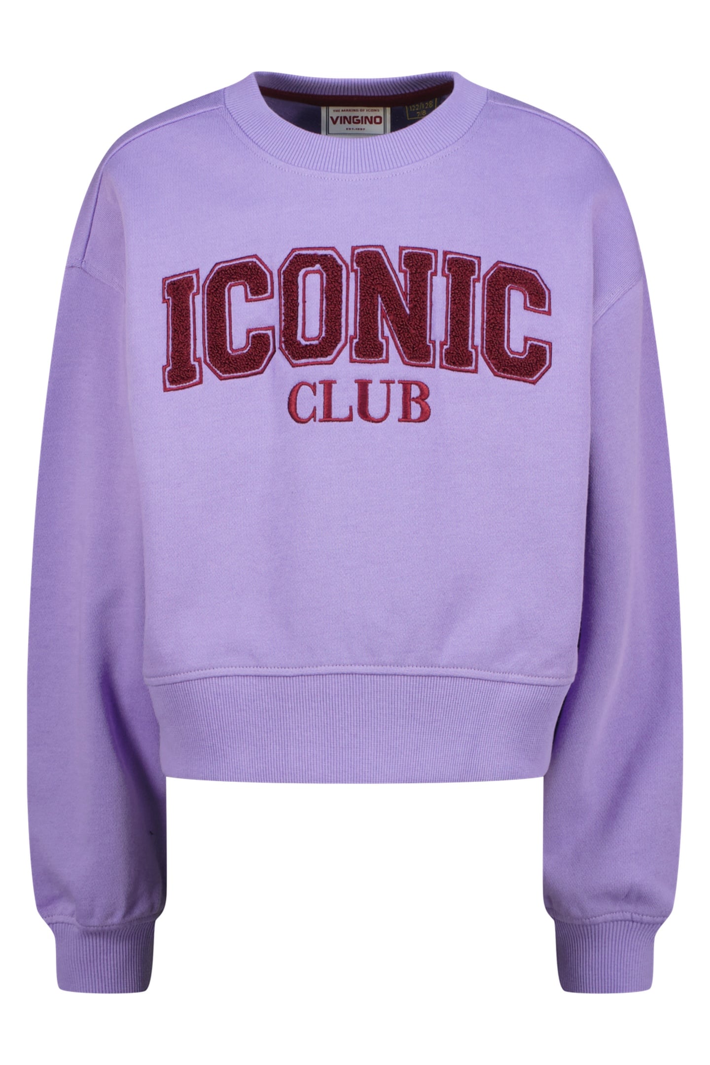 Vingino Girls Noralie Sweater Verbena Lilac Maat: 2 | Truien Outlet | kids | Paars