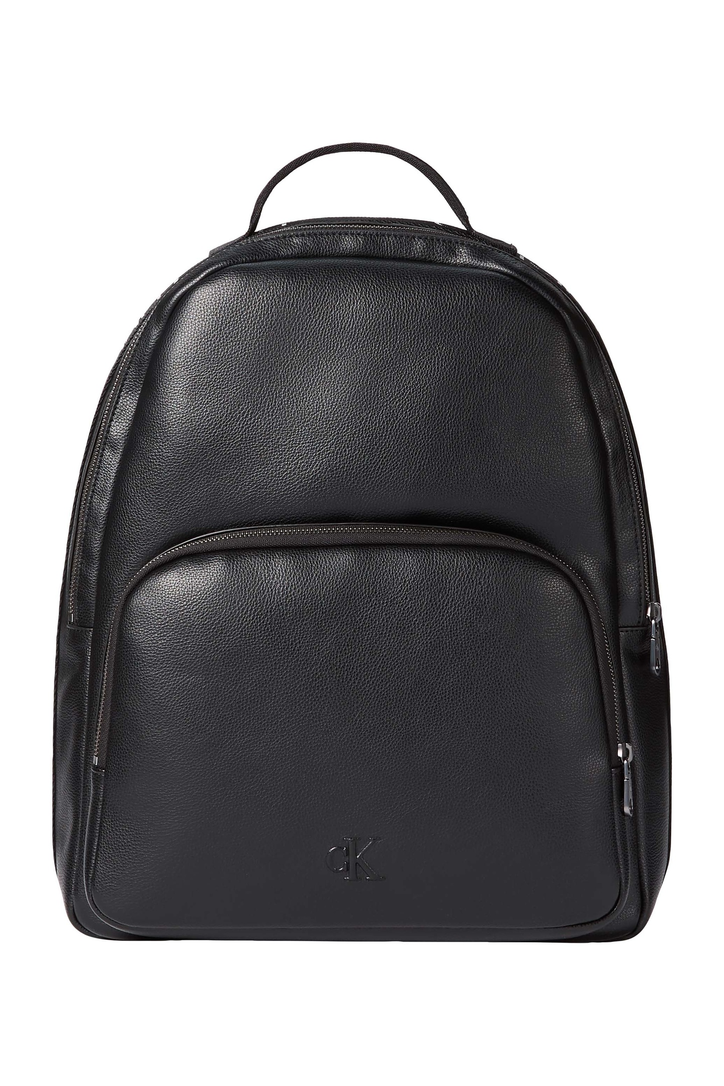 Calvin Klein Webbing Strap Round Backpack Black/white Webbing Maat: OS | Rugzakken Outlet | Heren | Zwart