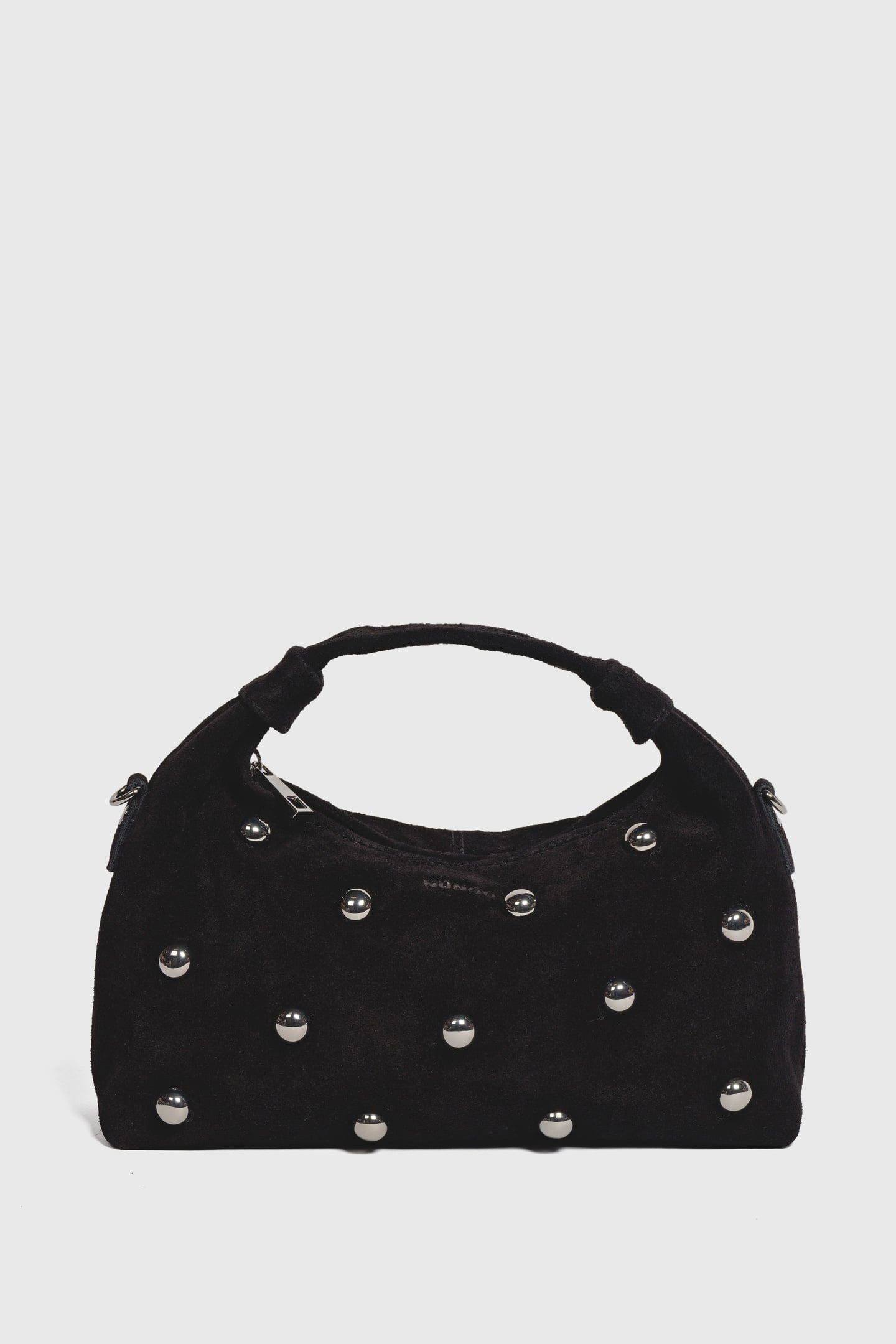 Núnoo Dandy Rivet Suede Black Maat: OS | Handtassen Outlet | Unisex | Zwart