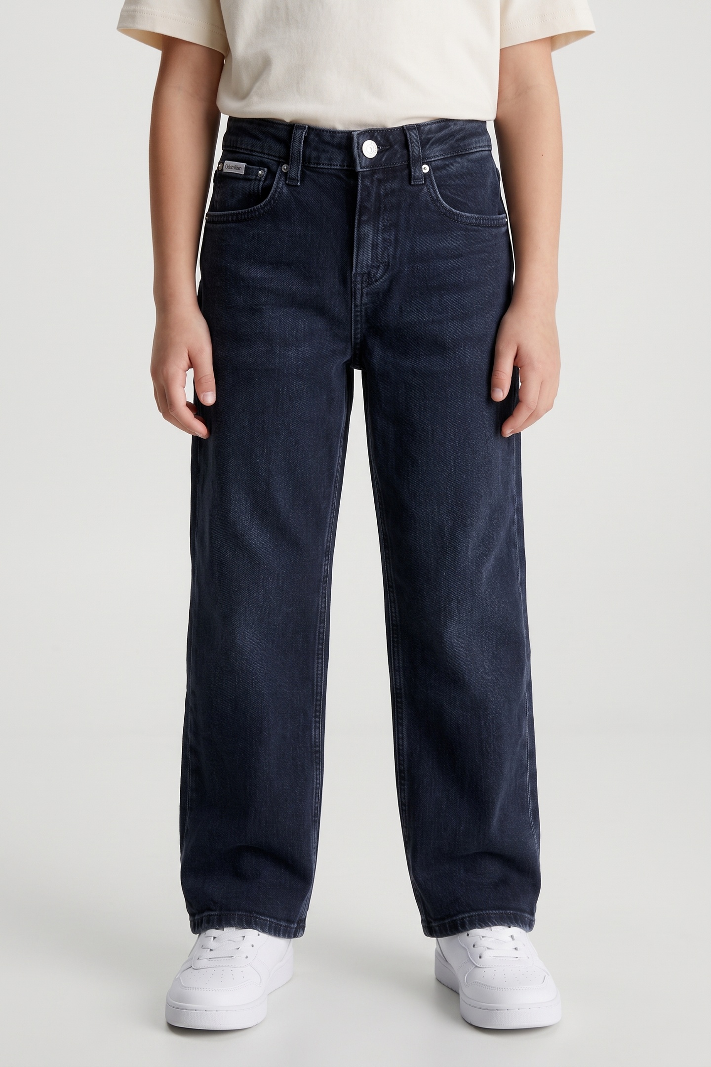 Calvin Klein Boys Skater Black Blue Stone Wash Taglia: 16 | Jeans Outlet | kids | Nero