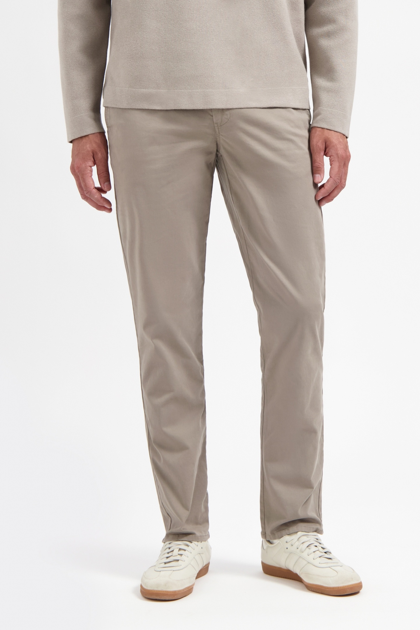 No Excess Pants Stretch Garment Dyed Clay Maat: W31L34 | Chino's Outlet | Heren | Beige