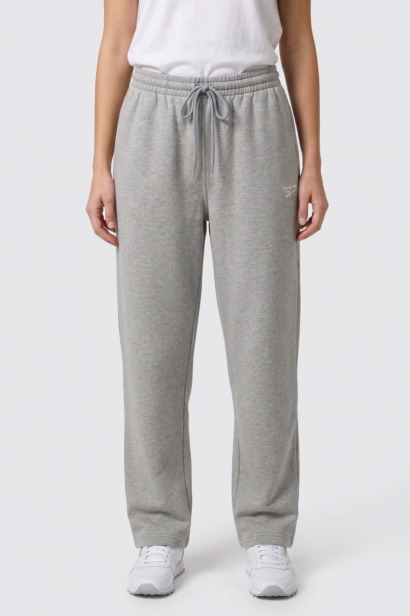 Reebok Ri Sl Fleece Oh Pant Medium Grey Heather Maat: M | Joggingbroeken Outlet | Dames | Grijs