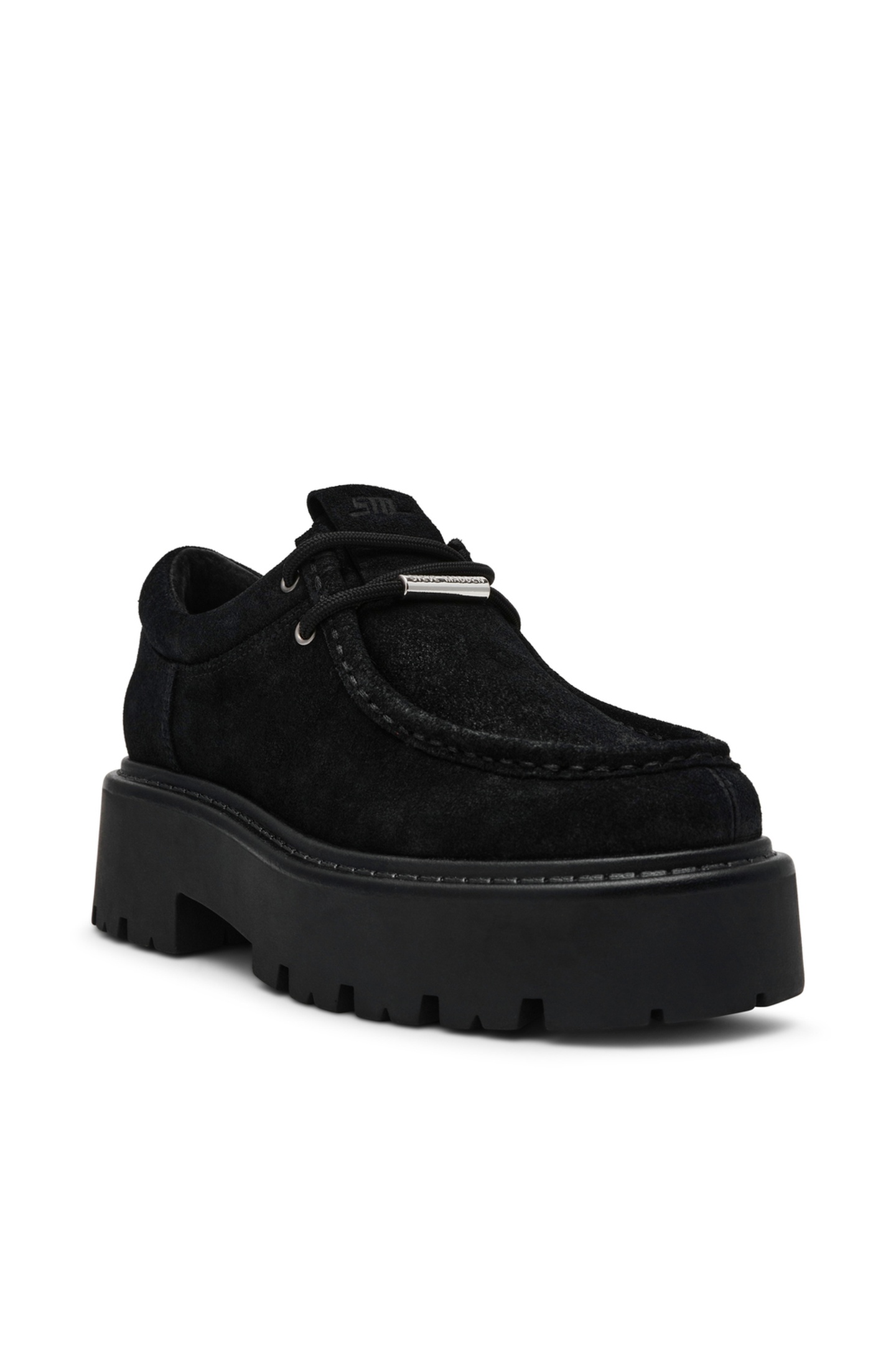 Steve Madden Offsetter Flat Shoes Black Suede Maat: 36 | Instappers Outlet | Dames | Zwart