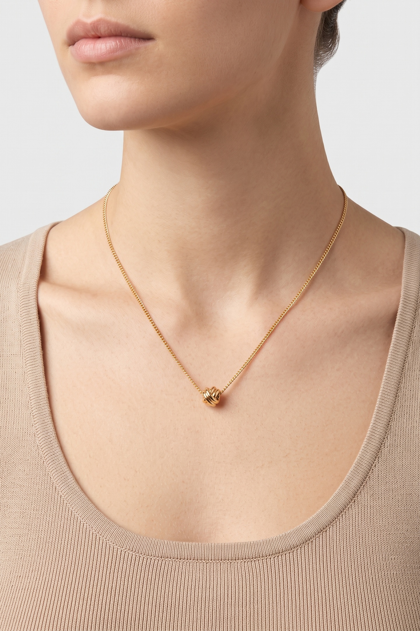 PURELEI Knot Kette Gold Maat: OS | Kettingen Outlet | Dames | Goud