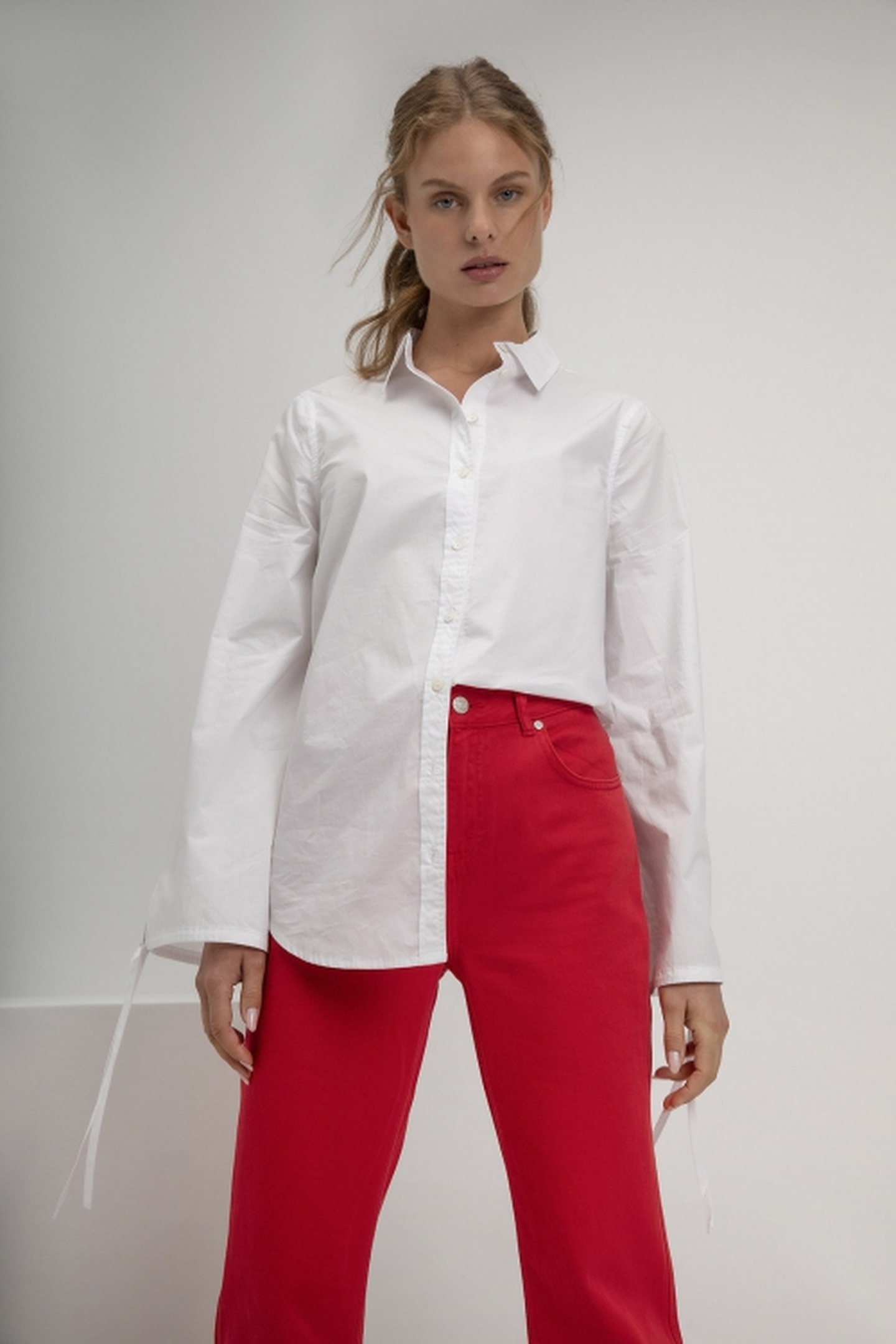 Josephine & Co Stine Blouse White Maat: 36 | Longsleeves Outlet | Dames | Wit