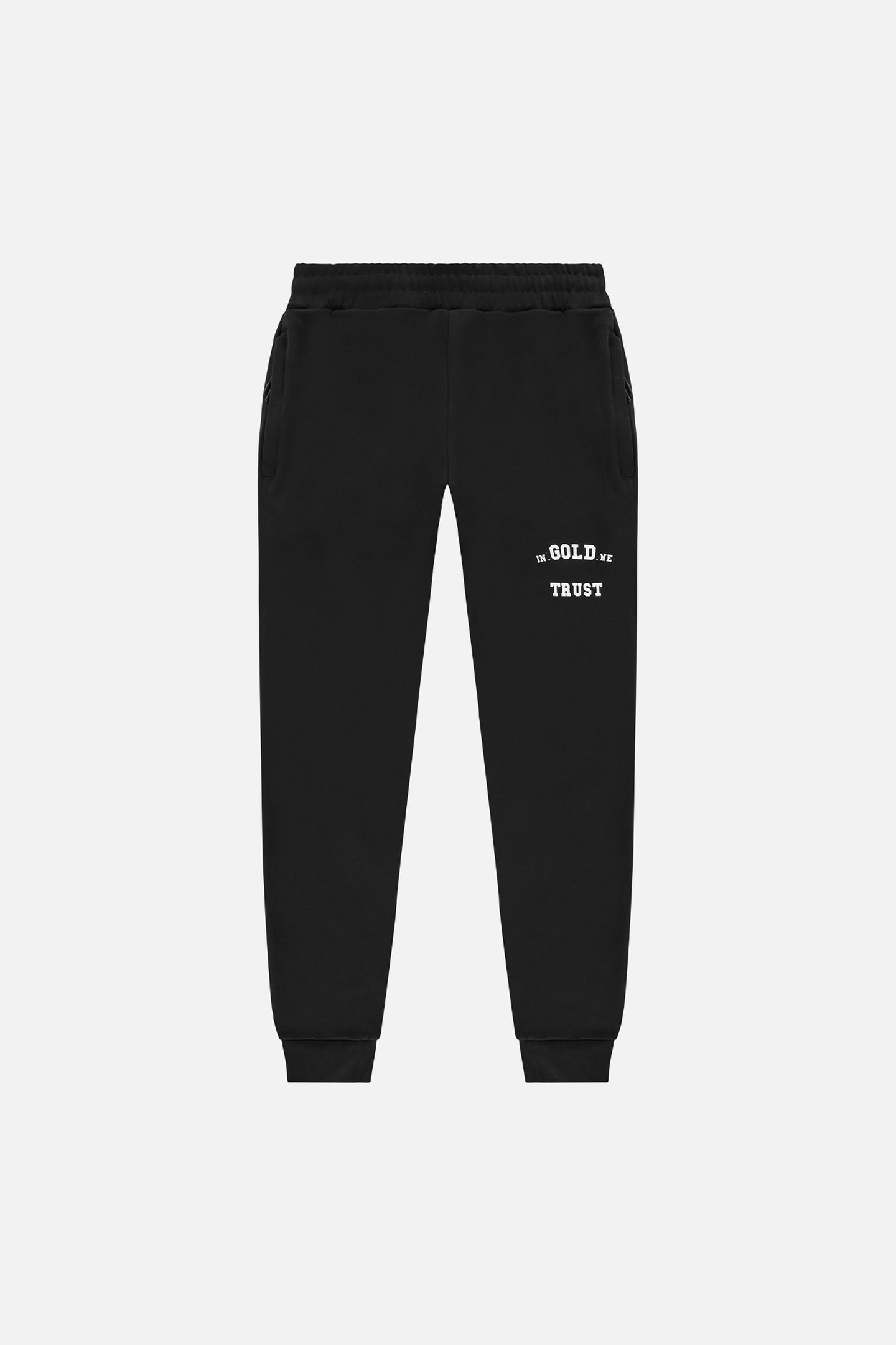 In Gold We Trust Kids The Alligator Jet Black Maat: 16 | Broeken Outlet | kids | Zwart