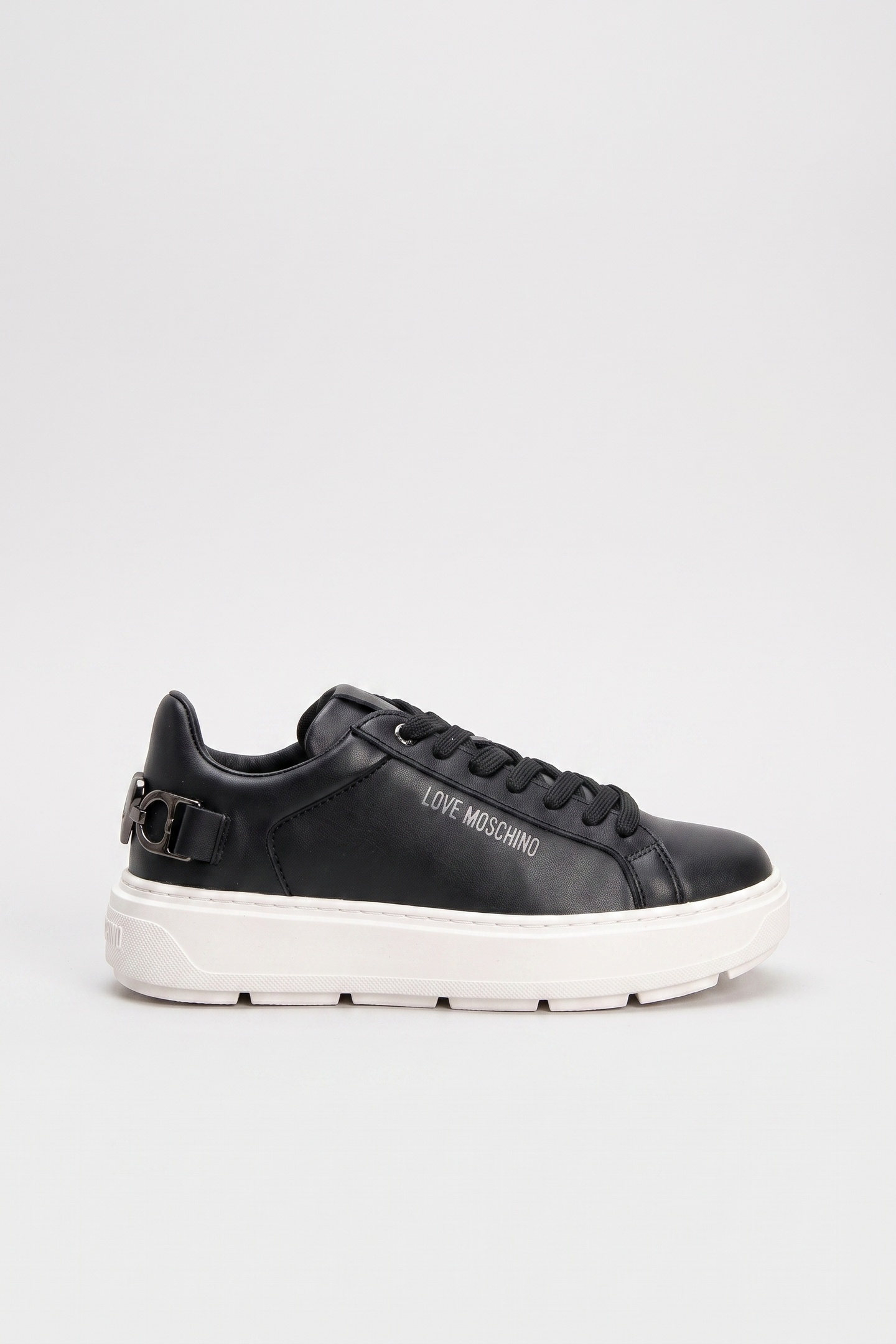Moschino Bold Love Calfskin Sneakers Black Maat: 35 | Sneakers Outlet | Dames | Zwart