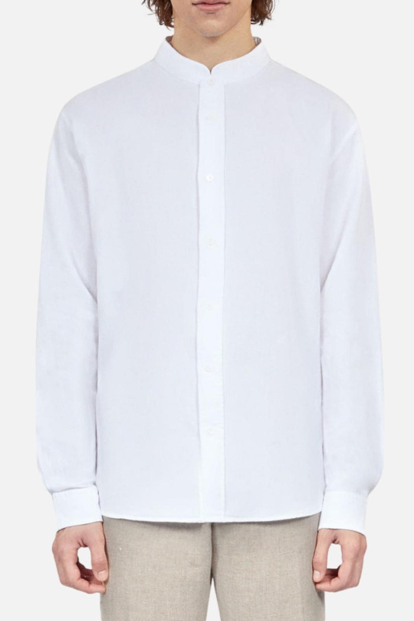The Kooples Long-sleeved Shirt With Office Collar White Maat: XL | Zakelijke Overhemden Outlet | Heren | Wit