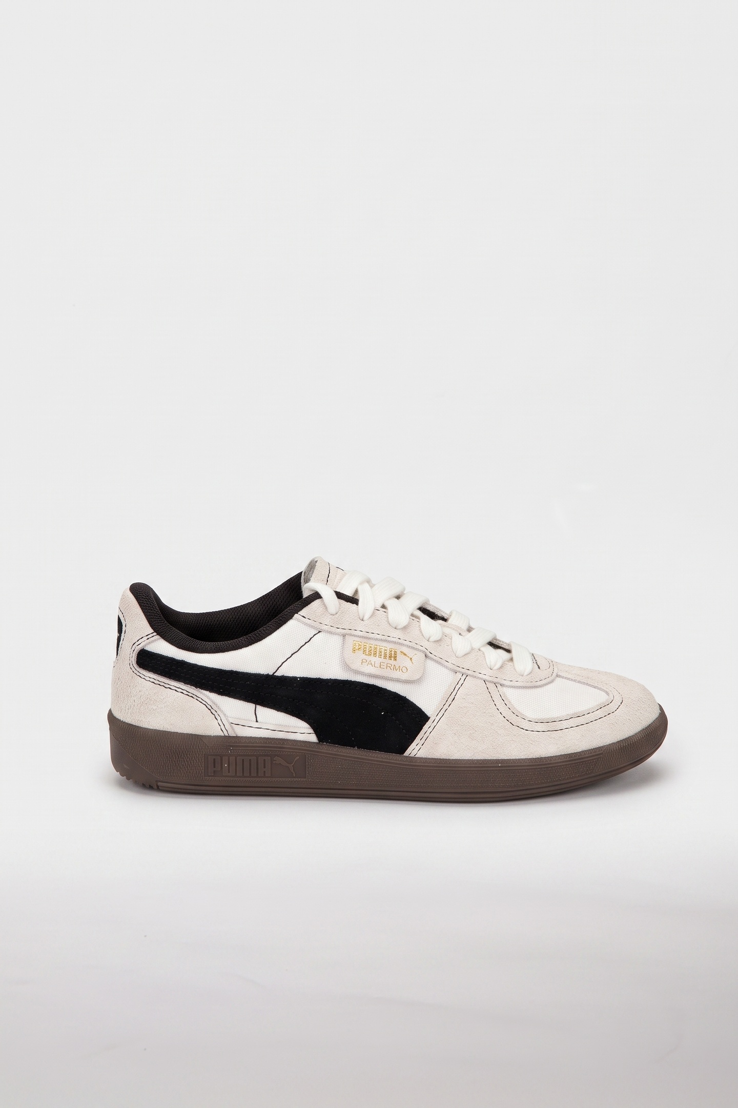 PUMA Unisex Palermo Vintage Junior Frosted Ivory-black-gold Maat: 35.5 | Schoenen Outlet | kids | Zwart
