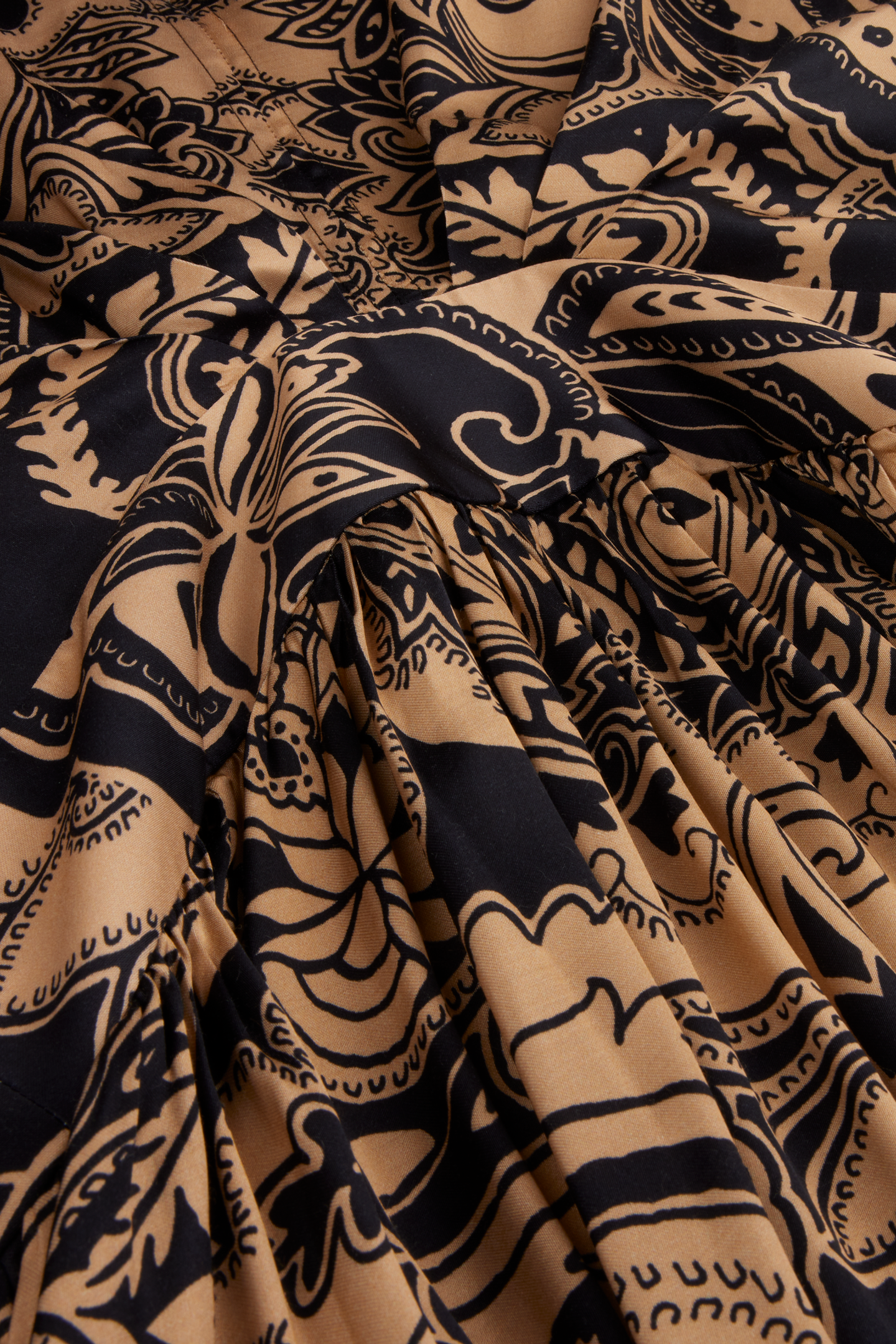 Stenströms Edvina Dress Black Pattern Maat: L | Maxi Jurken Outlet | Dames | Zwart