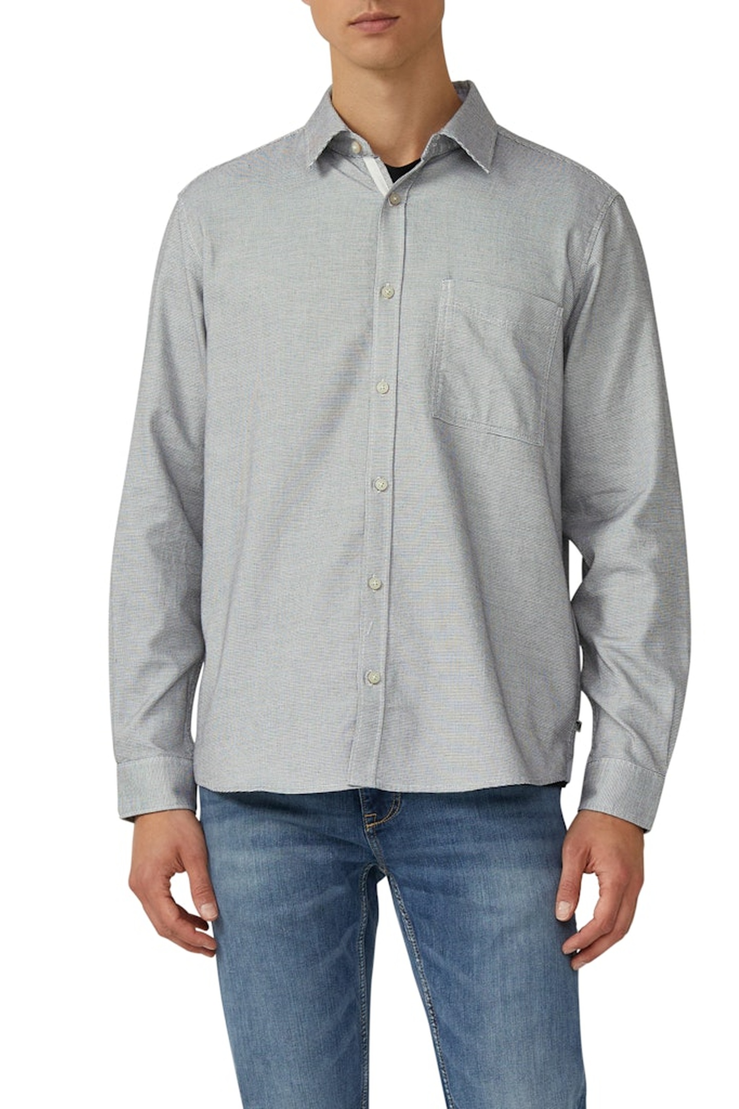 s.Oliver  Hemden Marine Maat: 3XL | Casual Overhemden Outlet | Heren | Blauw