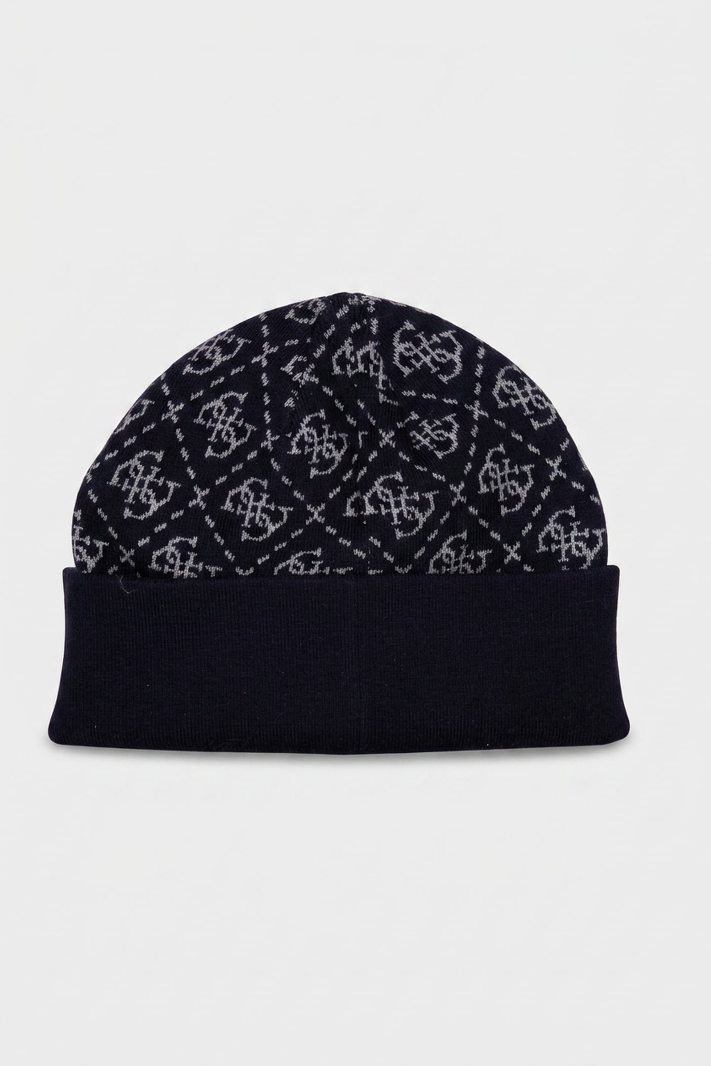 GUESS 4g Beanie Allover 4g Smart Blu Maat: OS | Petten Outlet | Heren | Blauw