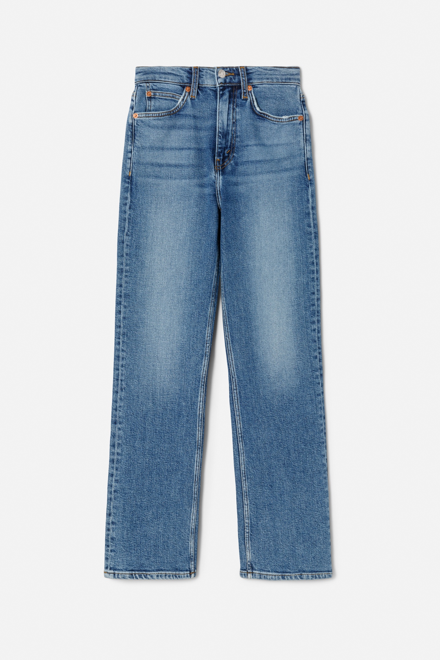 RE/DONE 70s Crop Boot Mid 70s Maat: W23 | Straight Jeans Outlet | Dames | Blauw