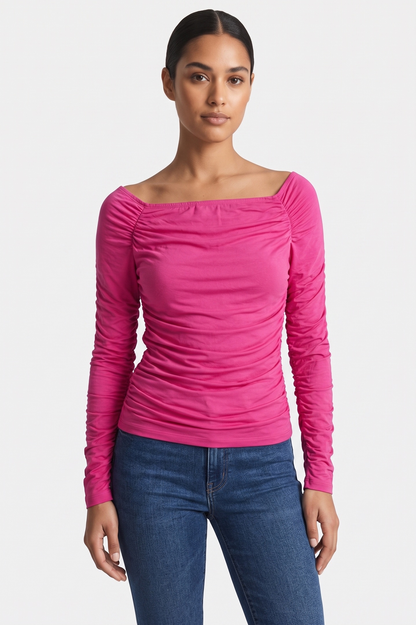& Other Stories La Monet Top Pink Maat: L | Tops Outlet | Dames | Roze