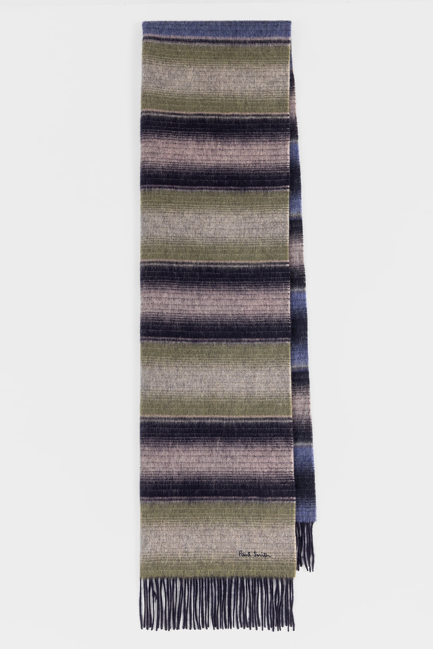 Paul Smith Men Scarf Degrade Stripe Navy Größe: OS | Schals Outlet | Herren | Blau