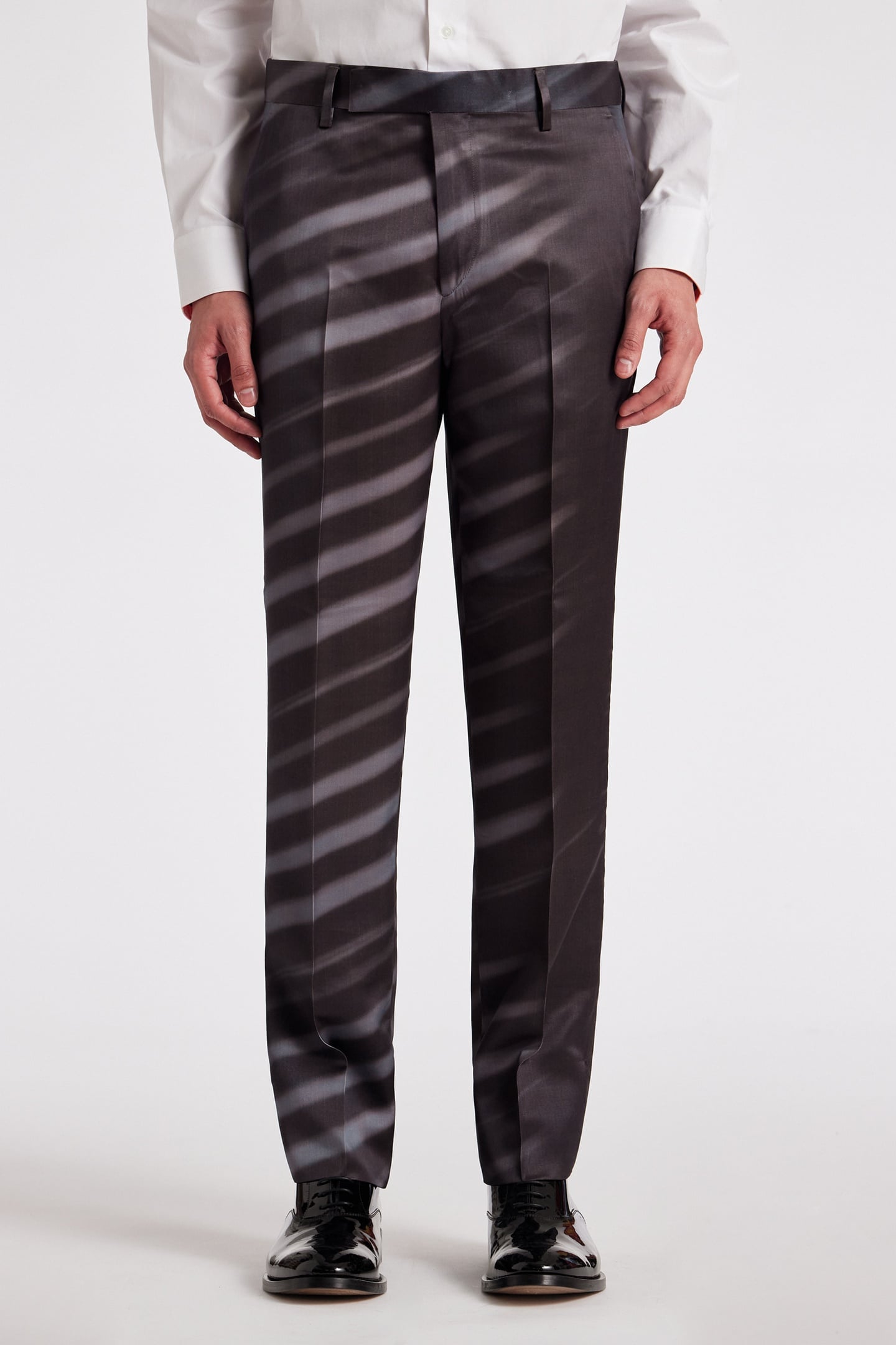 Paul Smith Mens Trouser Smoke Maat: W30 | Tailored Broeken Outlet | Heren | Grijs
